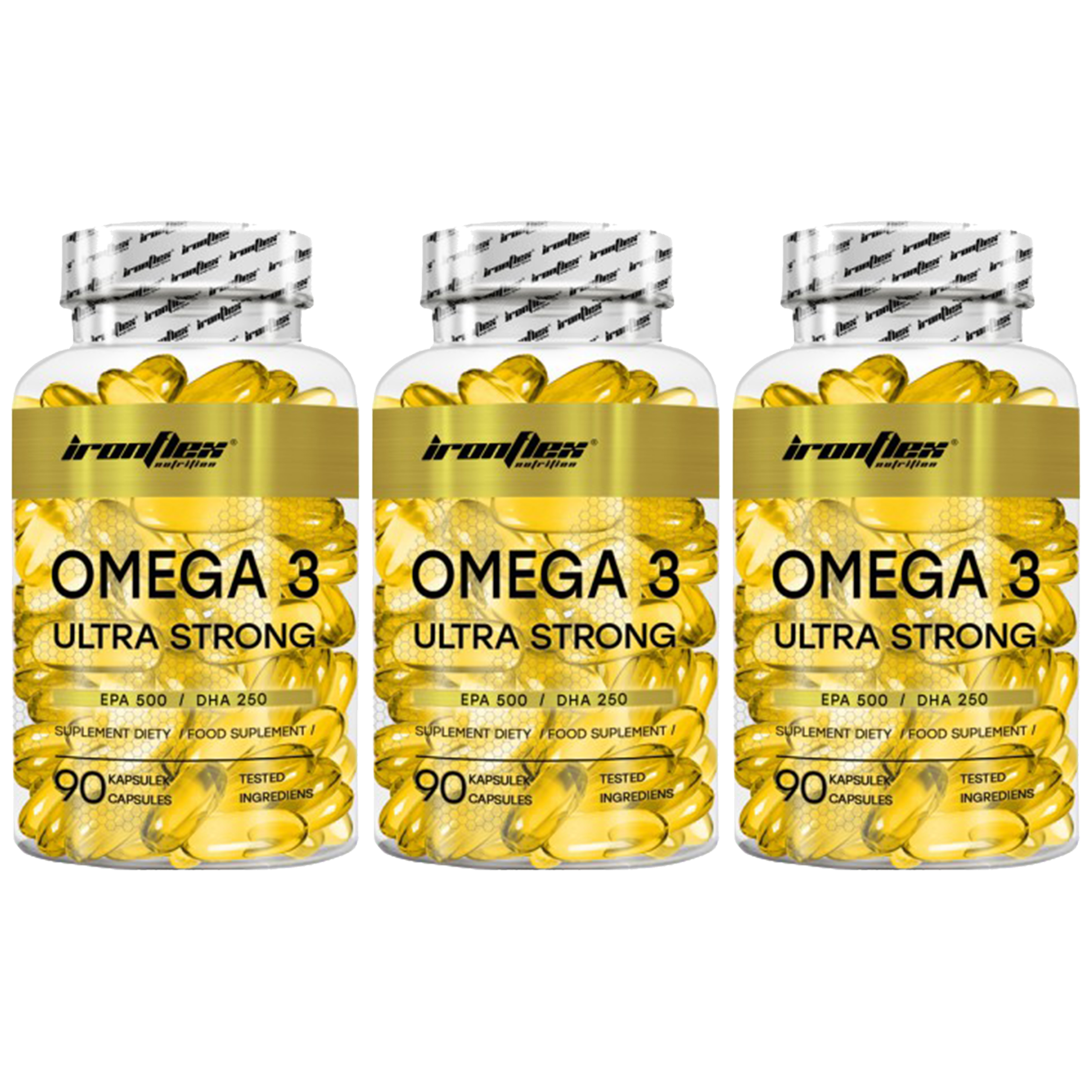 IRONFLEX Omega 3 Ultra Strong - 3x 90caps