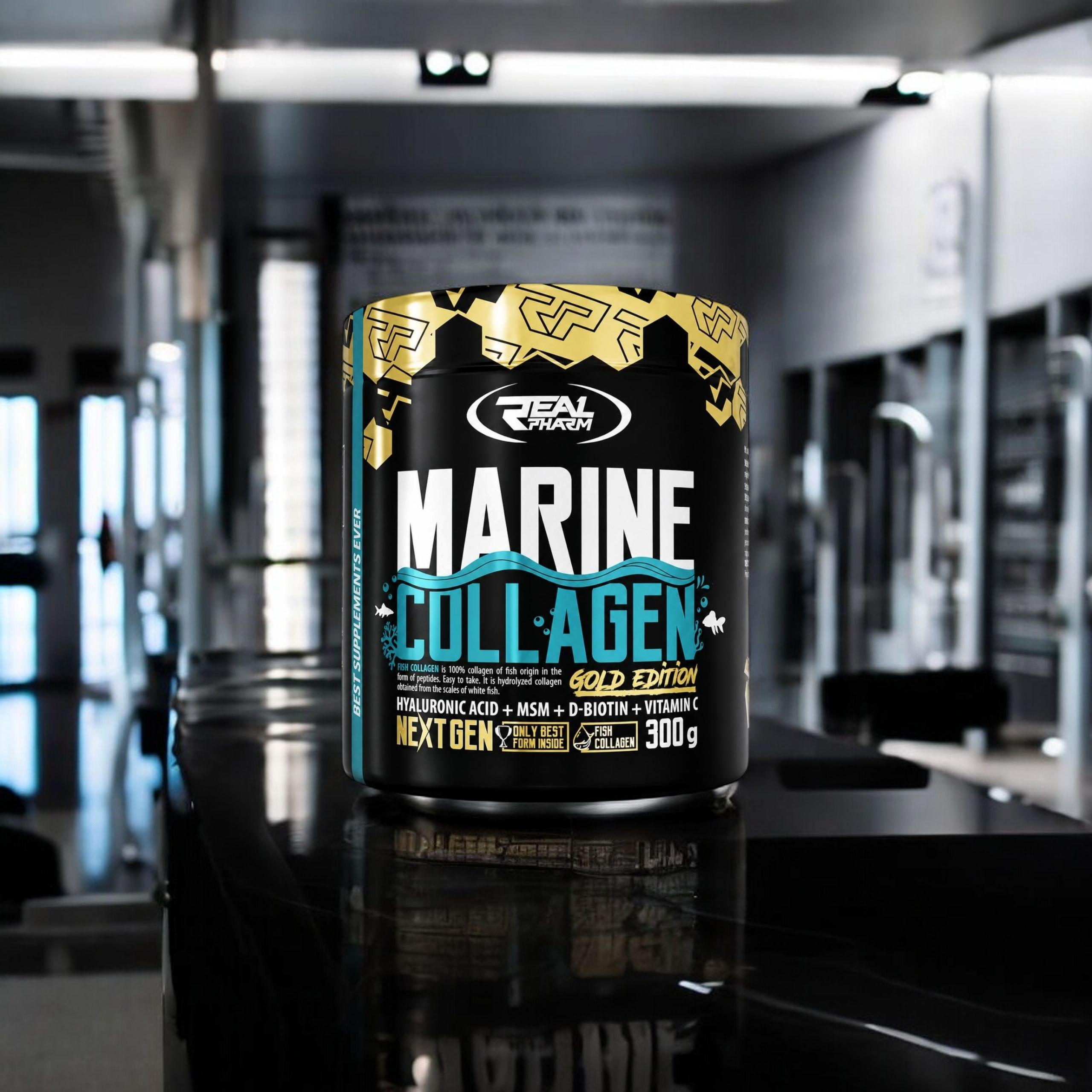 REAL PHARM - Marine Collagen - 300g - Raspberry Lemonade