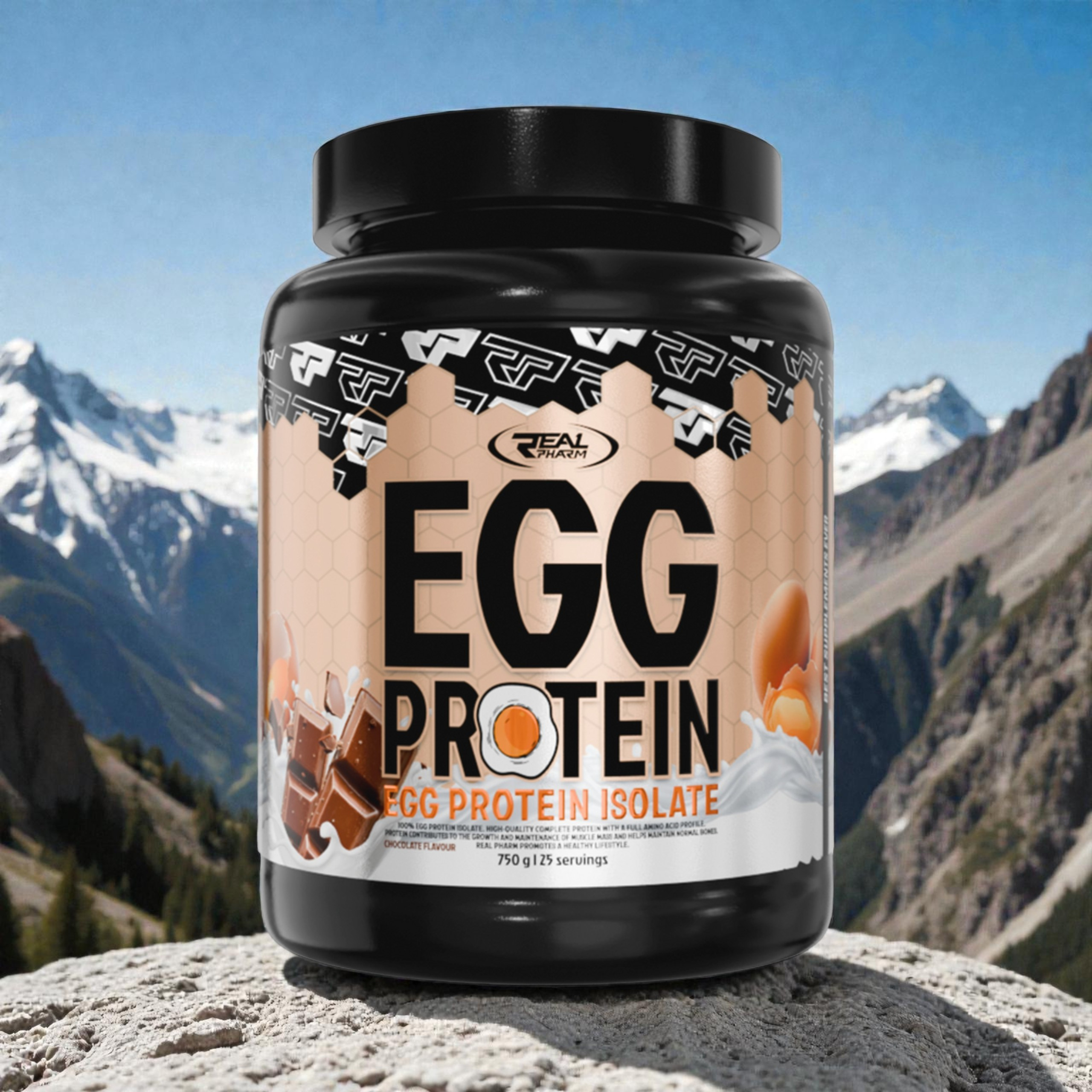 REAL PHARM - Egg Protein Isolate - 3x 750g