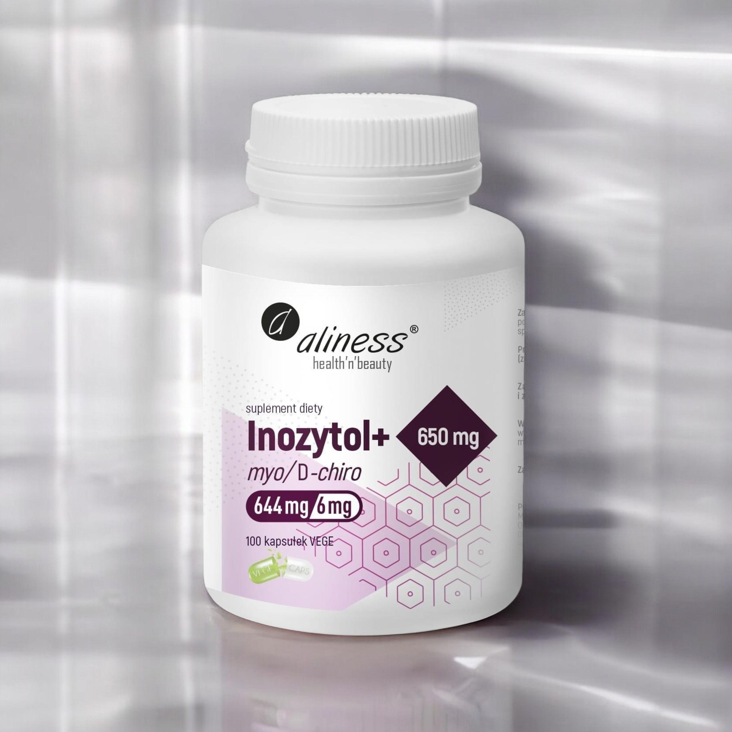ALINESS - Inozytol Myo / D-Chiro 650mg - 2x 100vcaps.