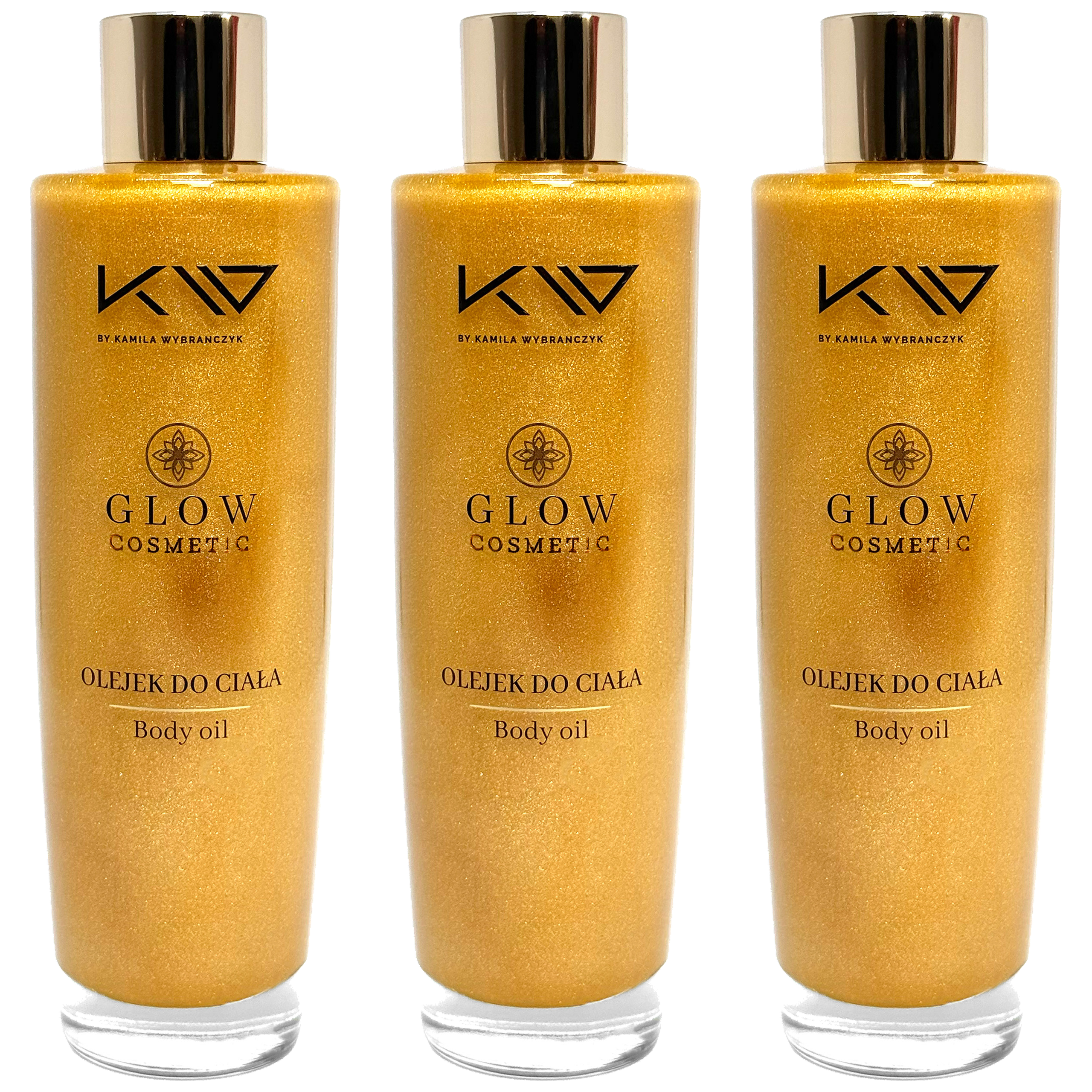 KAMILA WYBRAŃCZYK - Olejek do Ciała Glow - 3x 100ml