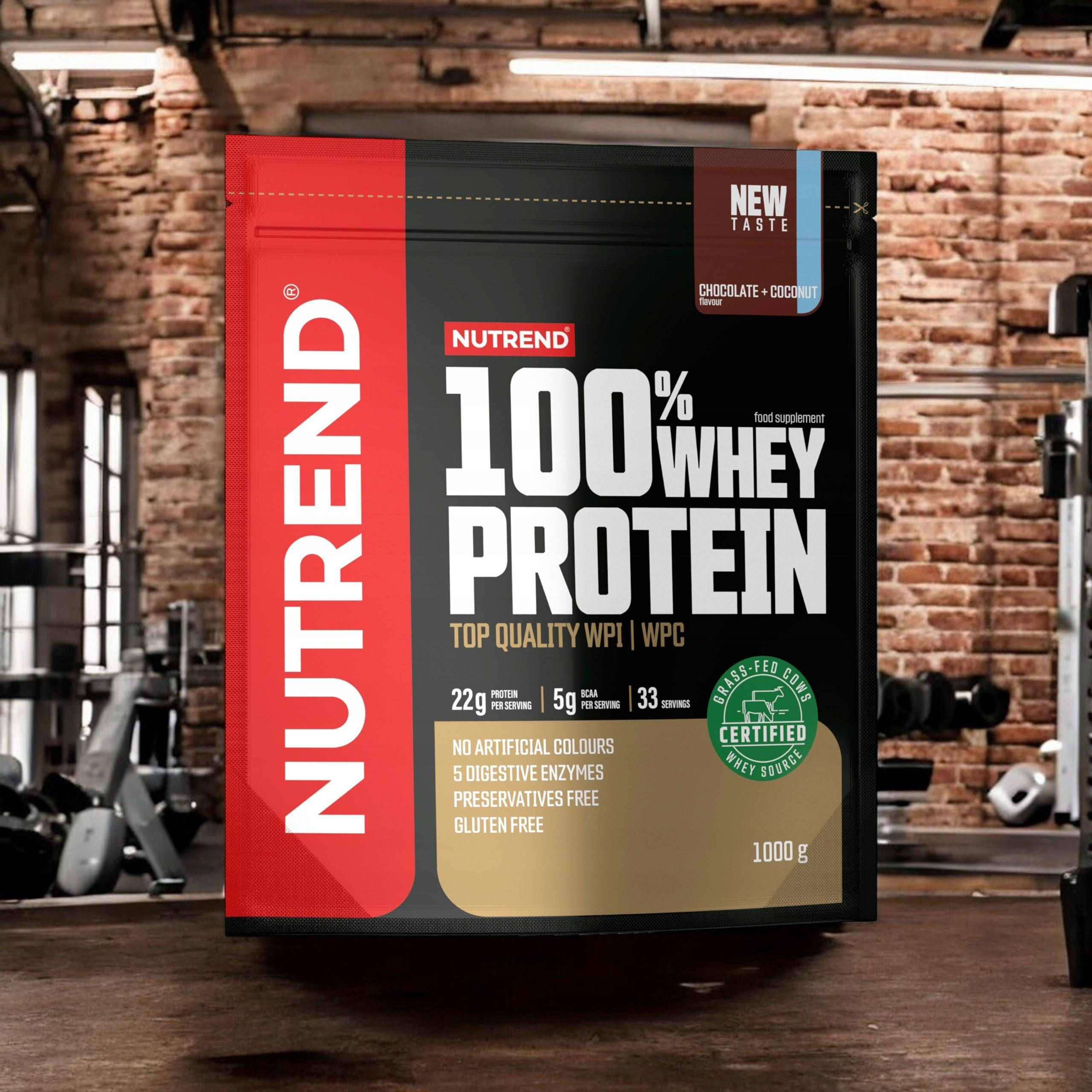 NUTREND 100% Whey Protein - 2x 1000g