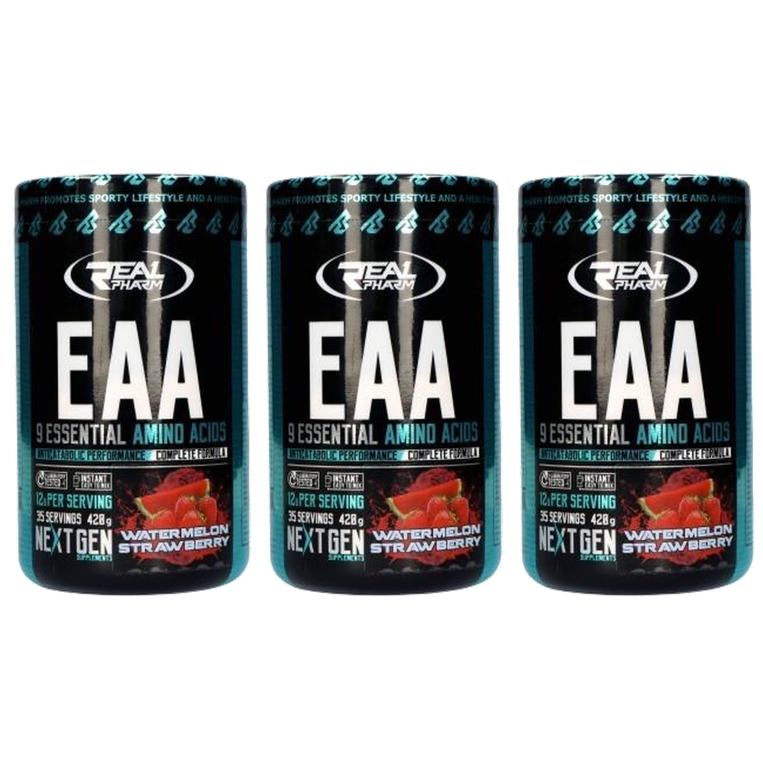 REAL PHARM - EAA - 3x 420g - Mango Passion Fruit