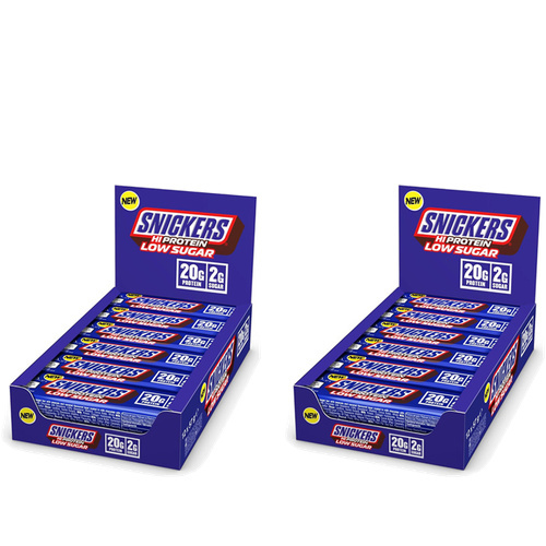 Mars - Baton Snickers HIProtein Low Sugar Bar - 2x 45g x12 