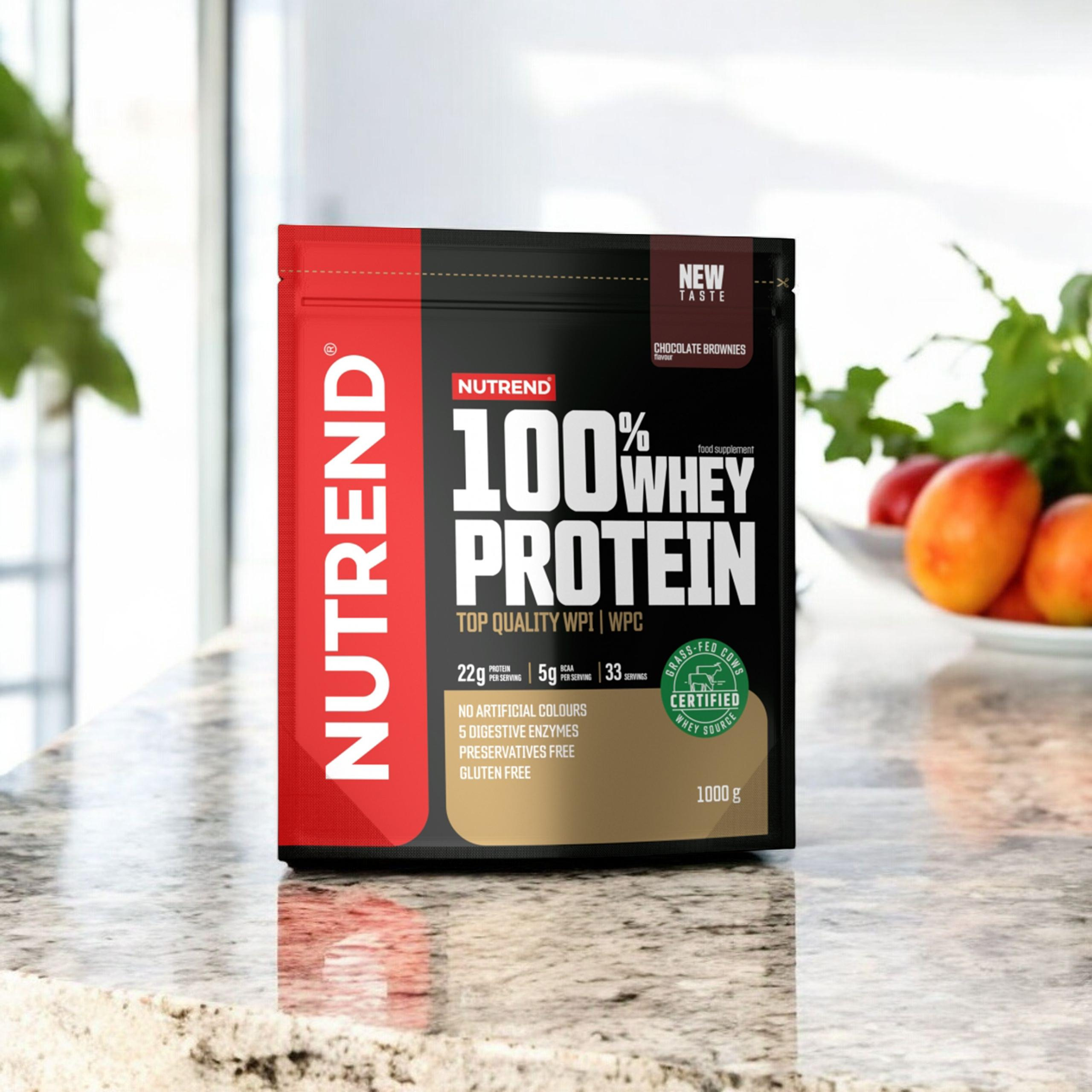 NUTREND 100% Whey Protein - 3x 1000g