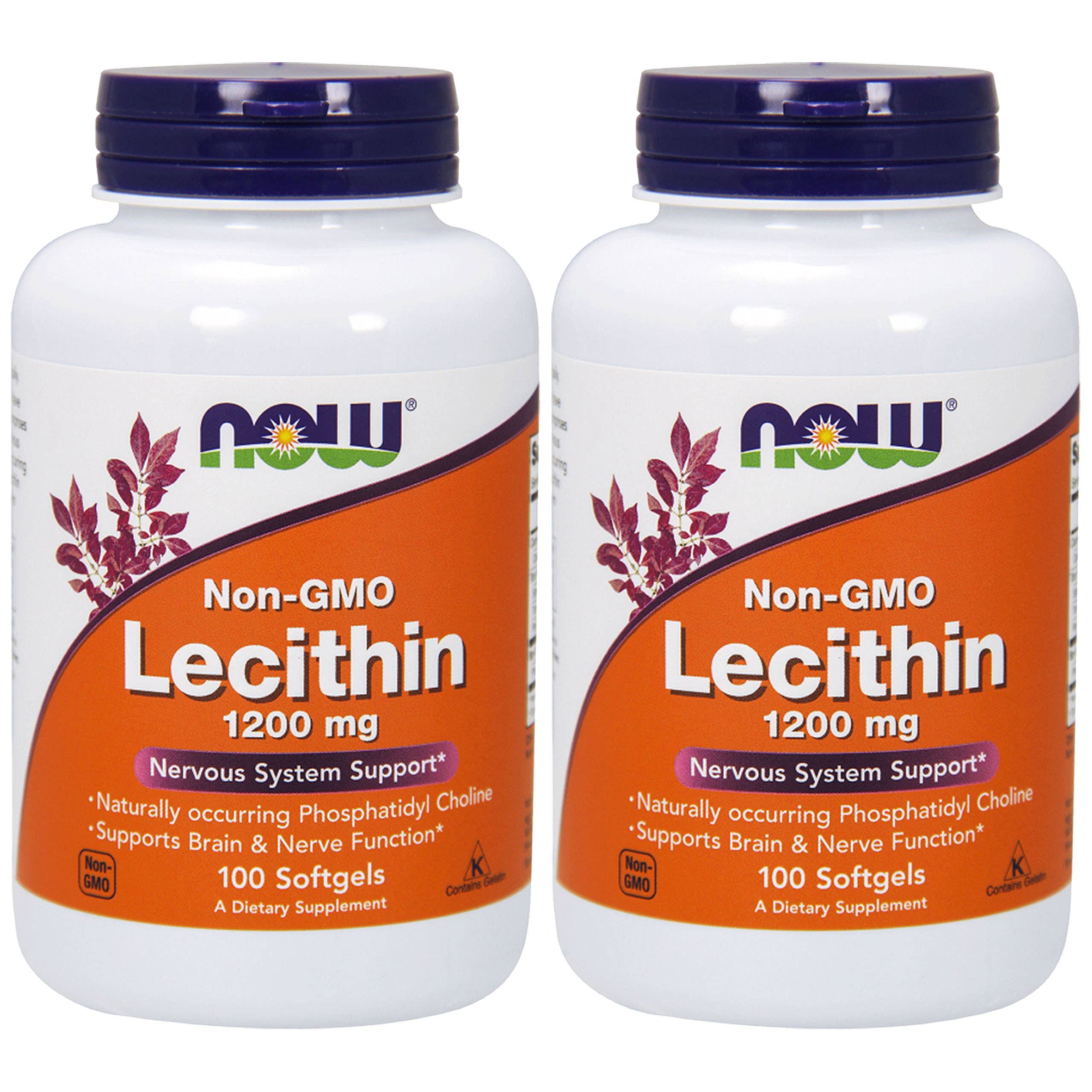 NOW Lecithin - 2x 100softgels