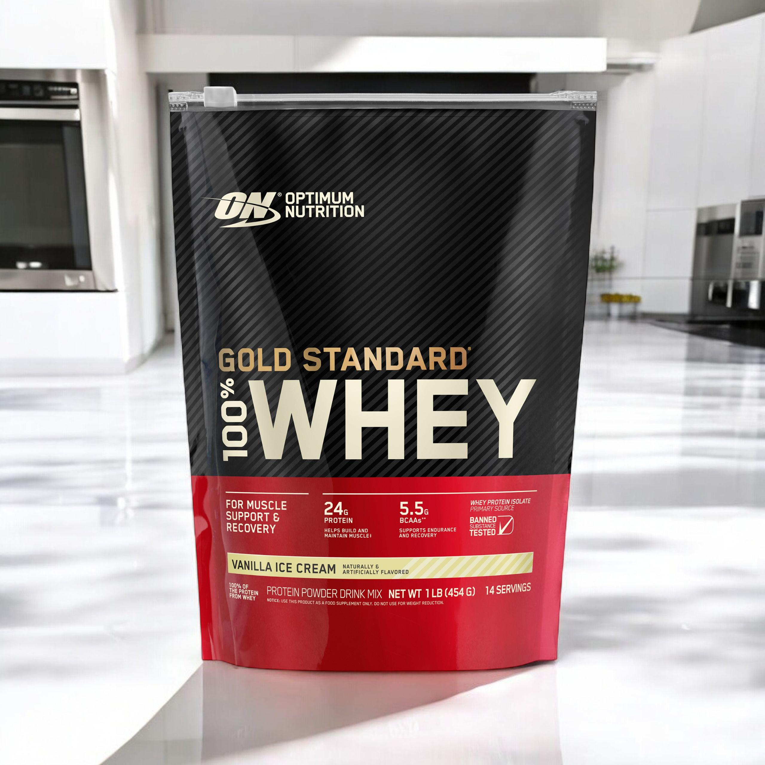 OPTIMUM NUTRITION 100% Whey Gold Standard Bag - 3x 450g