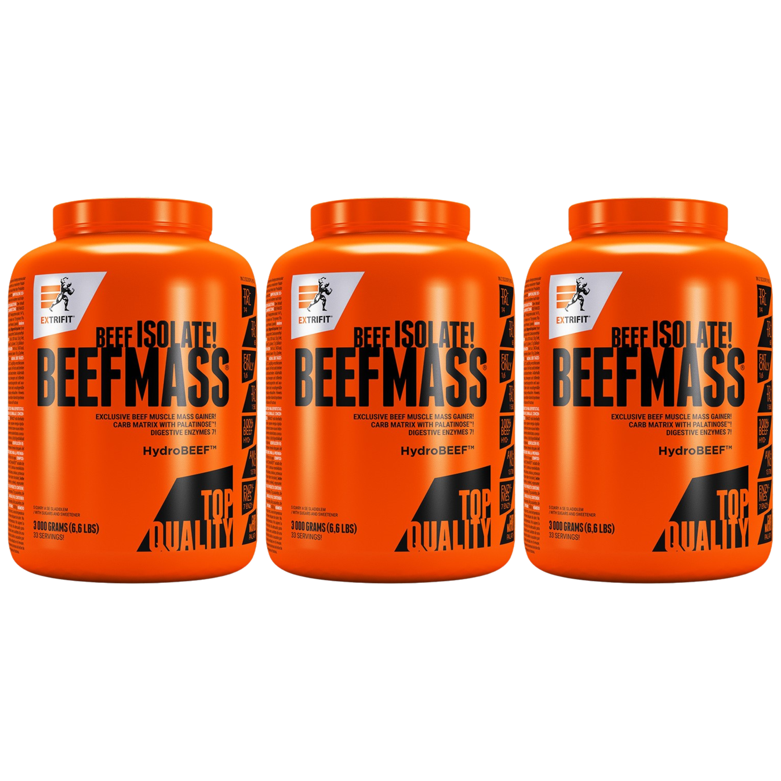 EXTRIFIT Beef Mass - 3x 3000g