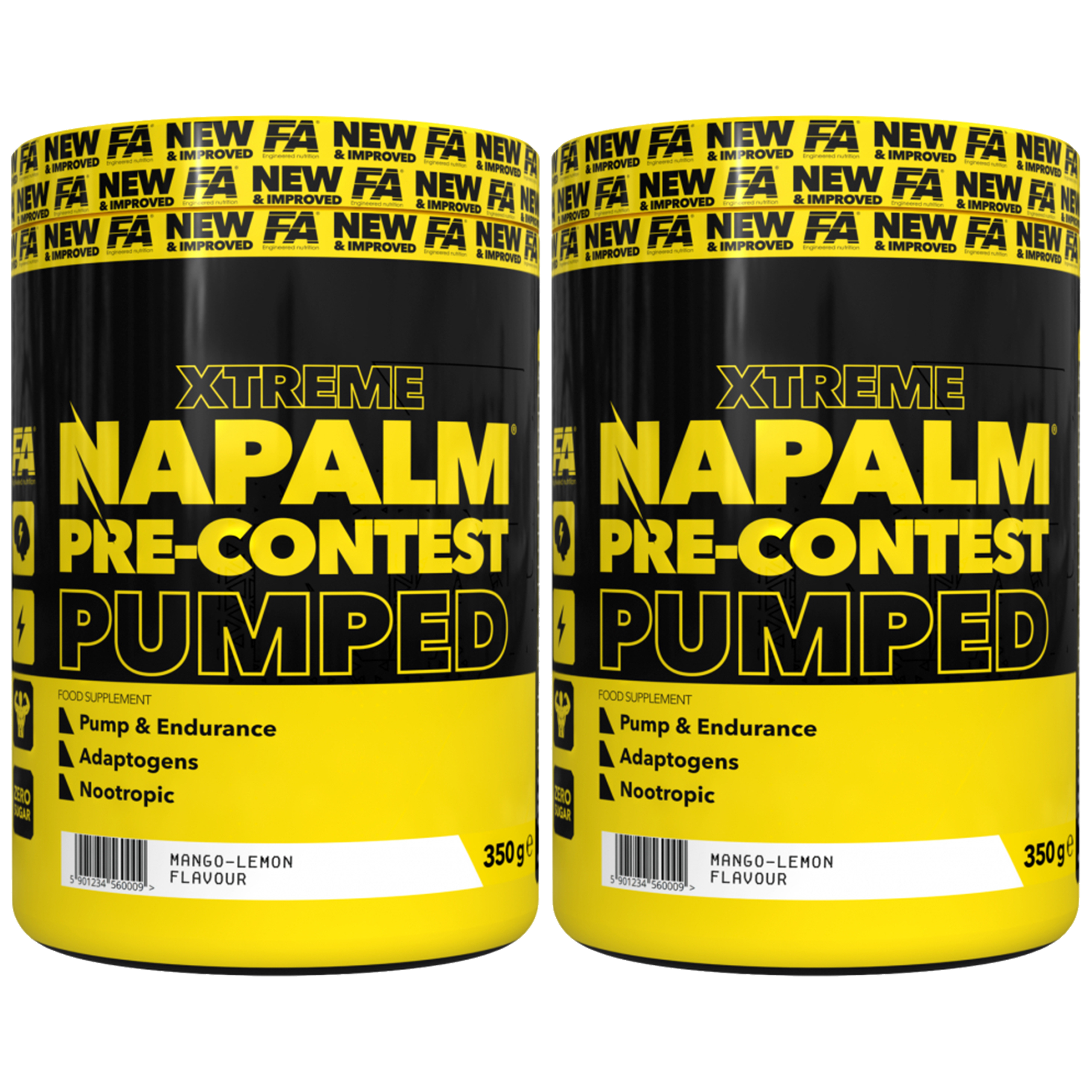 FITNESS AUTHORITY Napalm Pre-Contest Pumped - 2x 350g