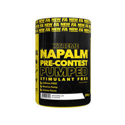 FITNESS AUTHORITY Napalm Pre-Contest Pumped Stimulant Free - 350g SWaterme WYPRZEDAŻ
