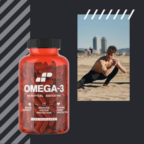 3x MP NUTRITION Omega-3 - 90softgels