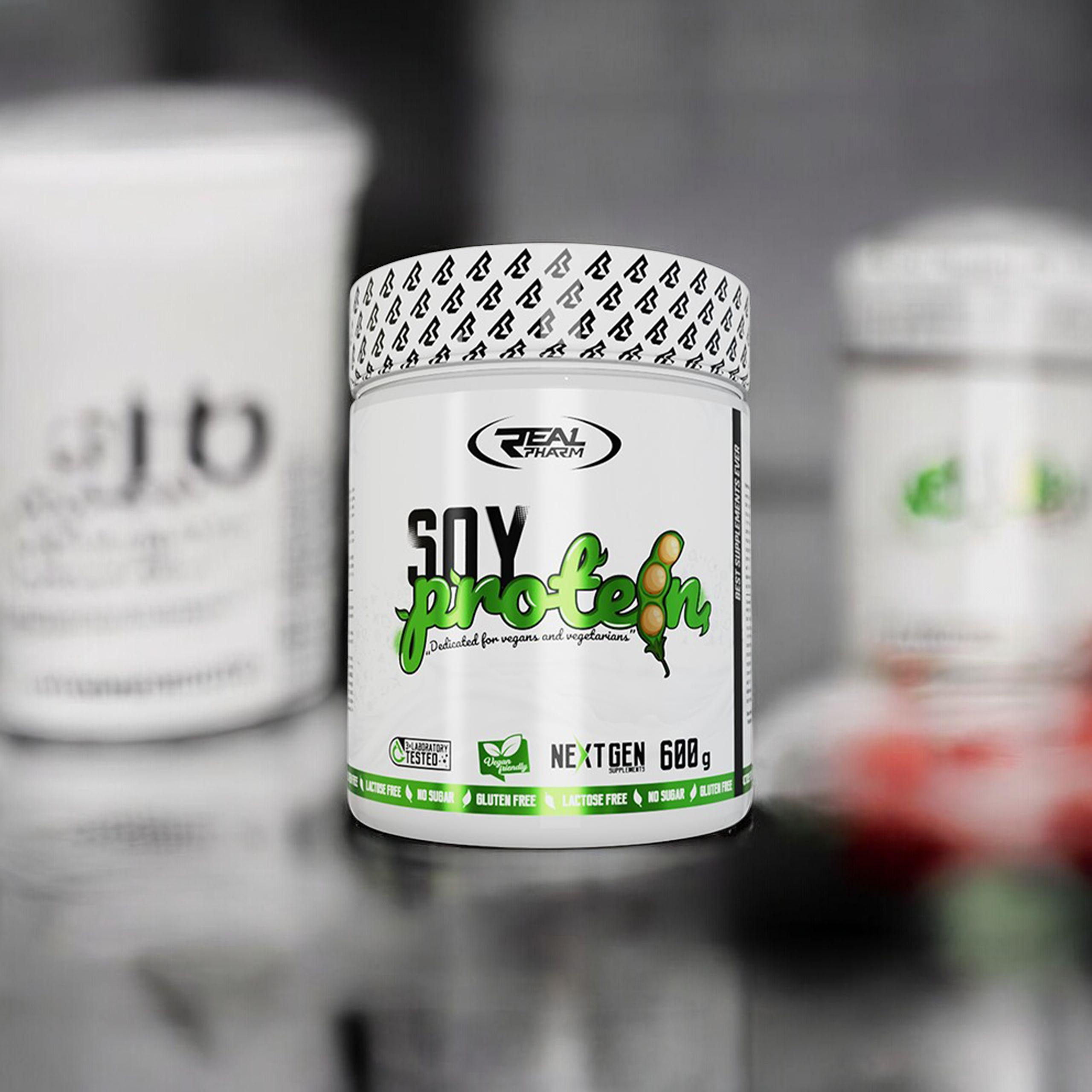 REAL PHARM Soy Protein - 2x 600g