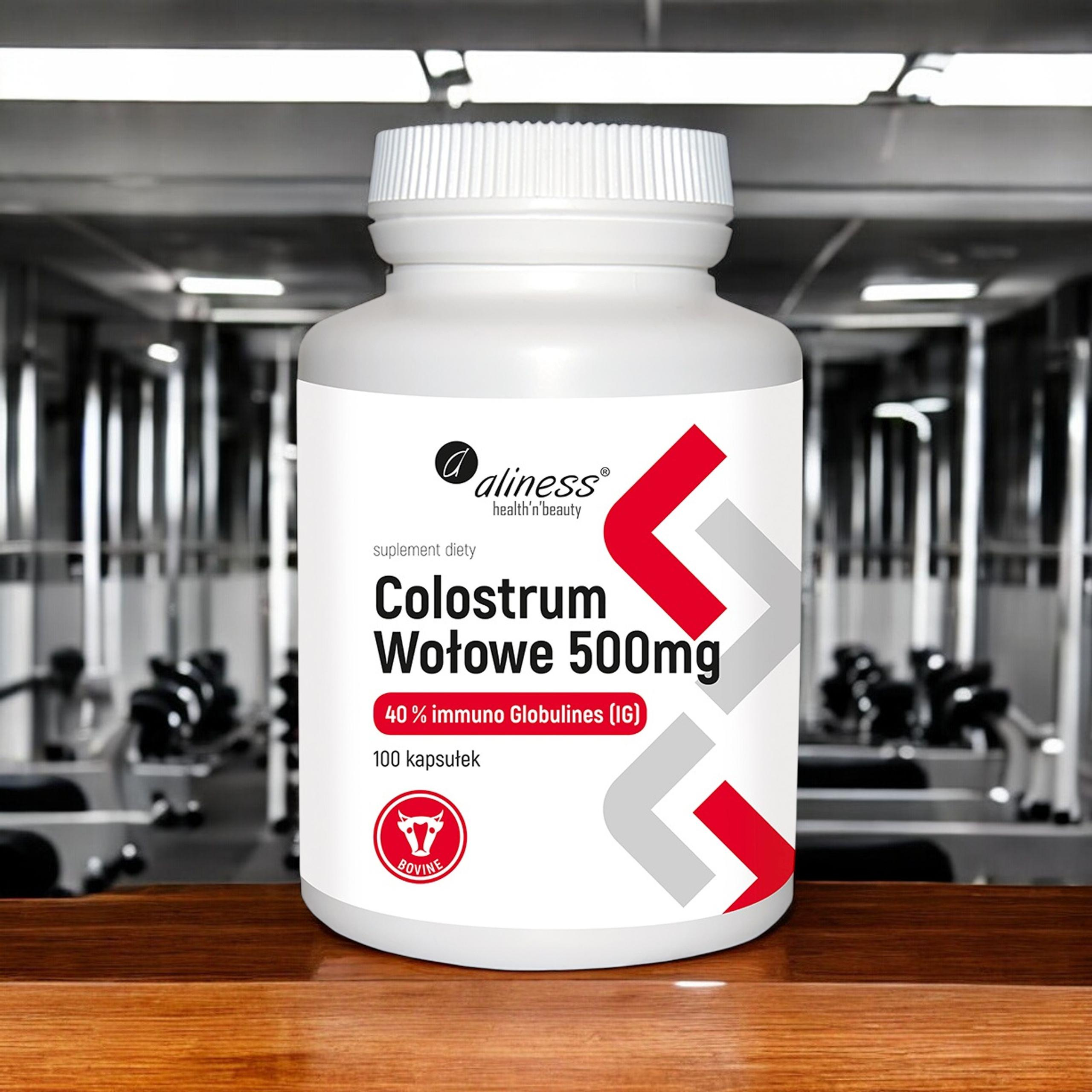 ALINESS Colostrum Wołowe 500mg - 100caps