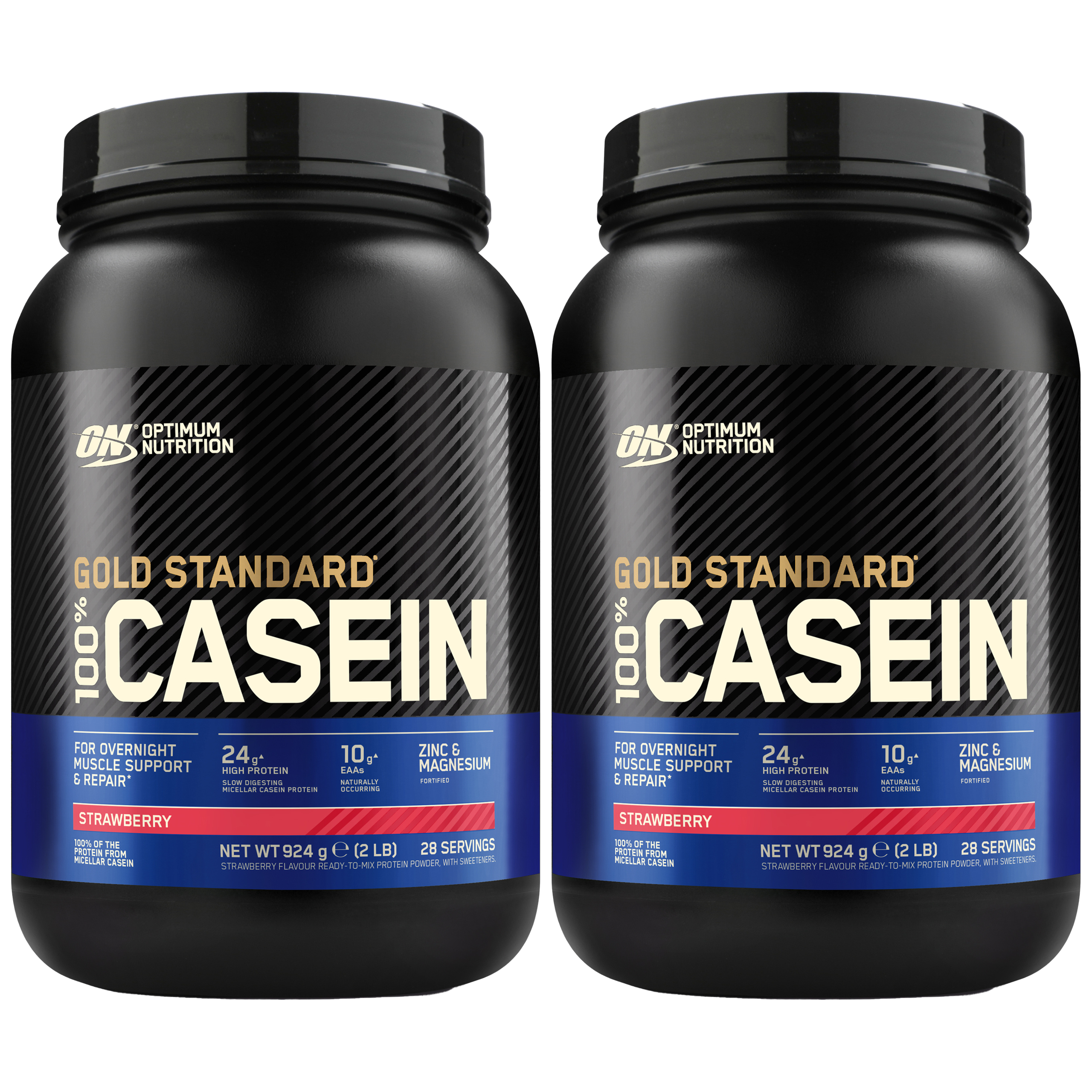OPTIMUM NUTRITION 100% Casein Protein - 2x 924g