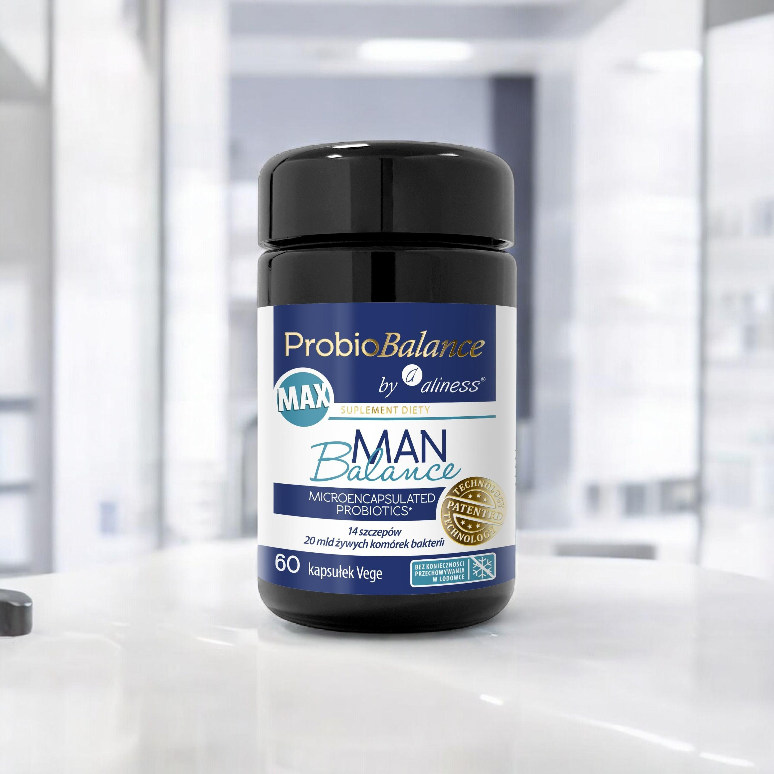 ALINESS - ProbioBalance Max Man Balance 20 mld. - 2x 60vcaps.