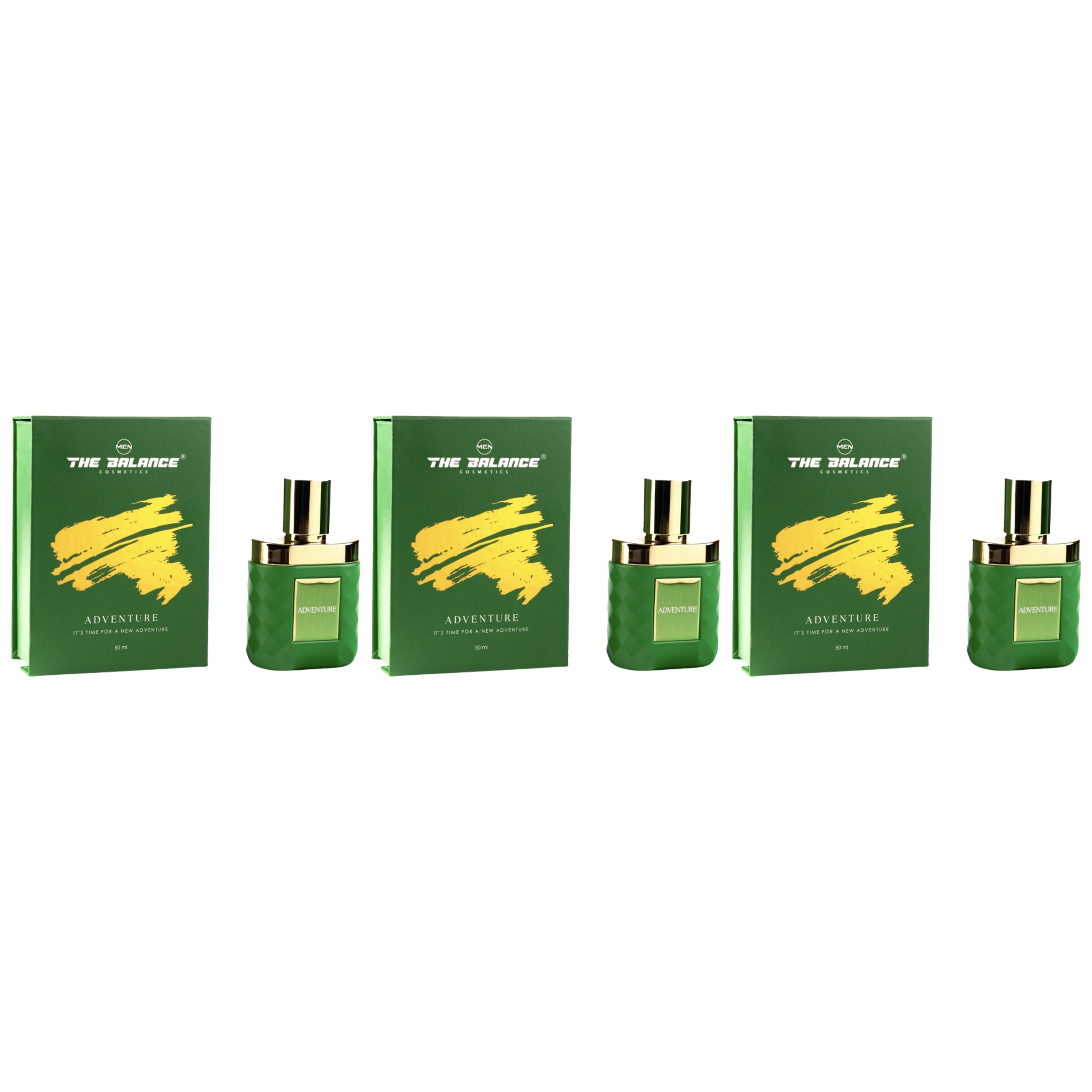 THE BALANCE COSMETICS - Perfumy Adventure - 3x 50ml