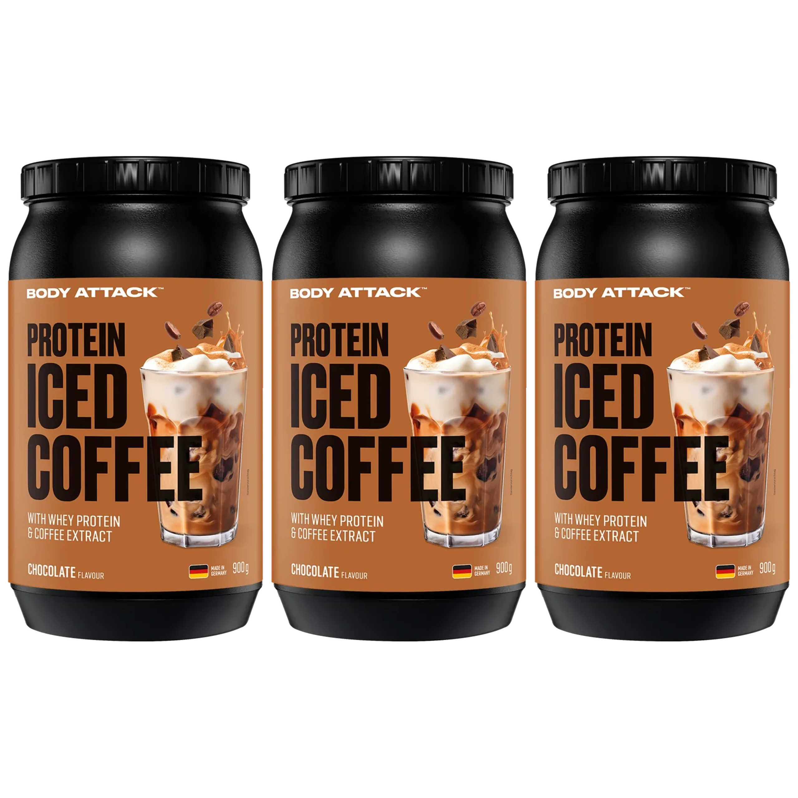 BODY ATTACK - Protein Iced Coffee - 3x 900g