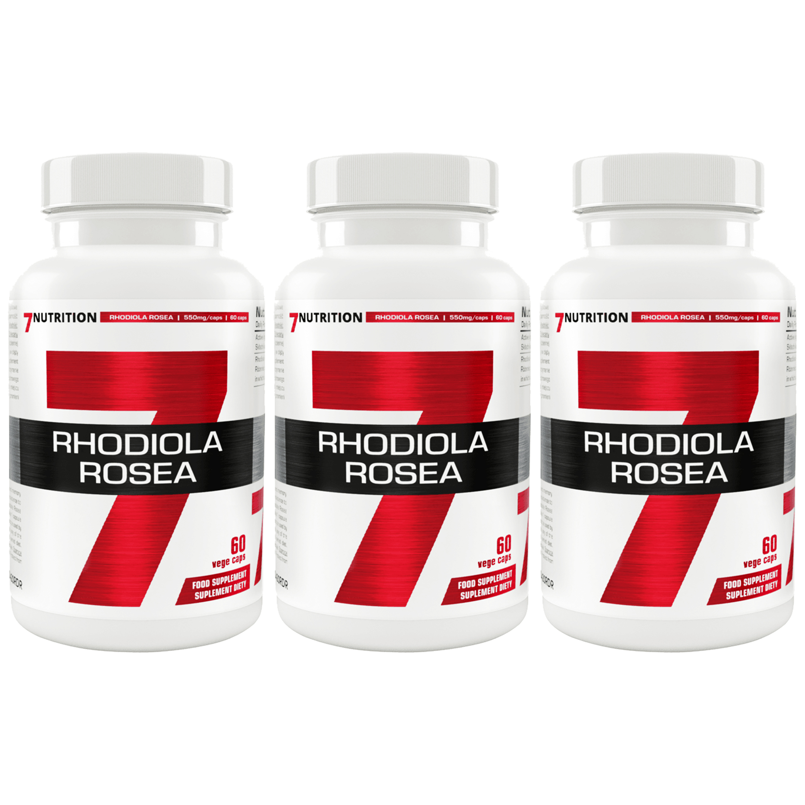 7 NUTRITION Rhodiola Rosea - 3x 60vcaps.