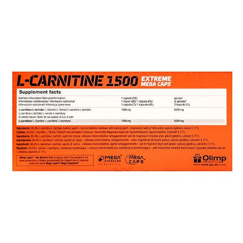 OLIMP L-Carnitine 1500 Extreme MC - 3x 120caps
