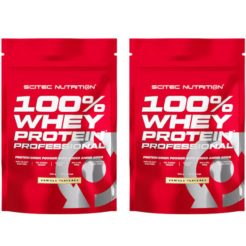 SCITEC 100% Whey Protein Professional - 2x 500g