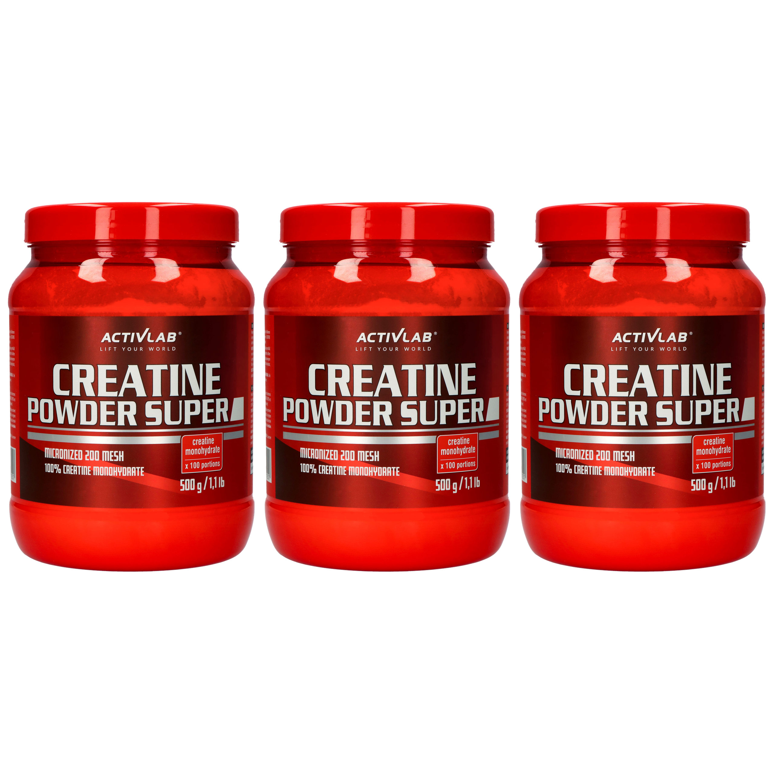ACTIVLAB Creatine Powder - 3x 500g