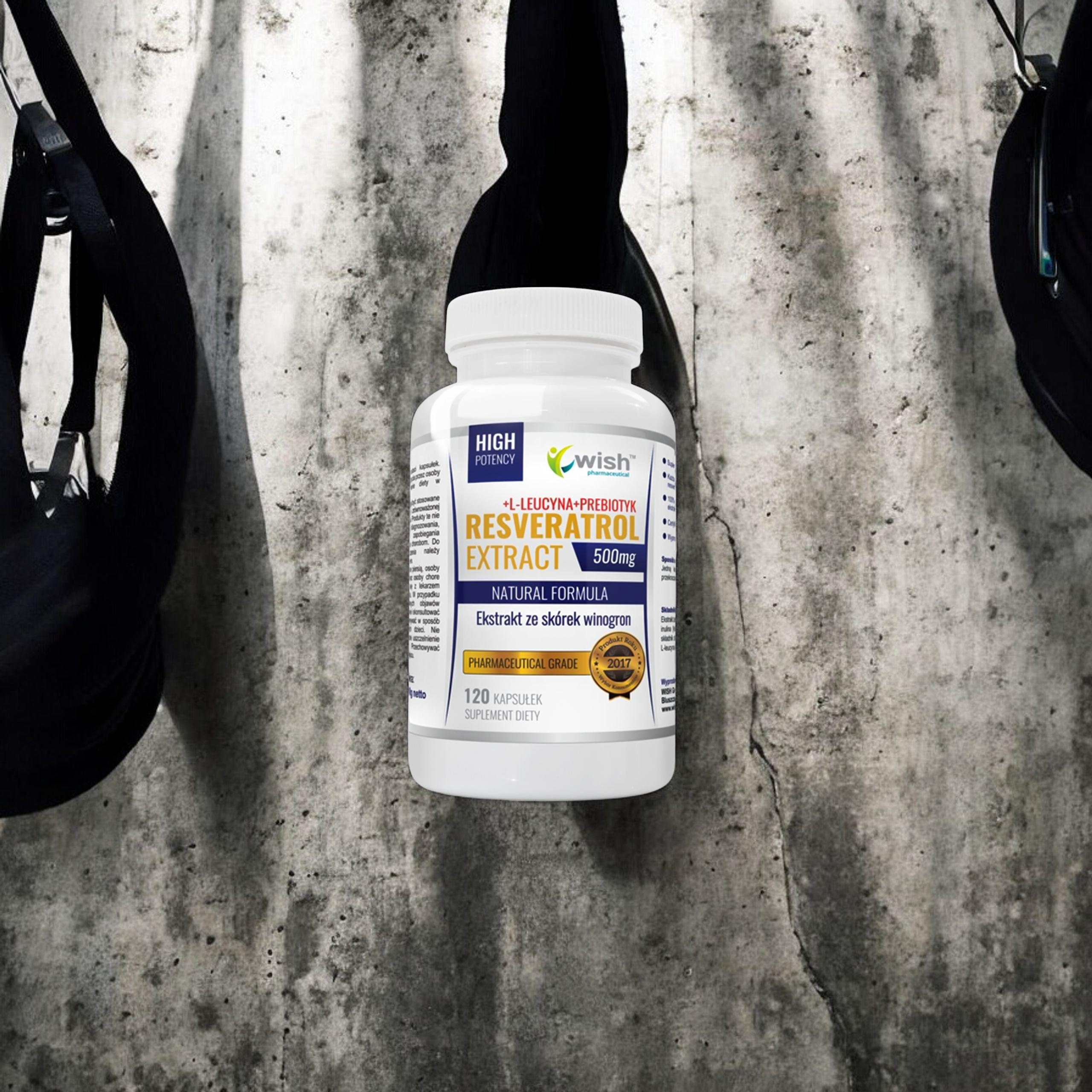 WISH Pharmaceutical Resveratrol Extract 500mg - 120caps