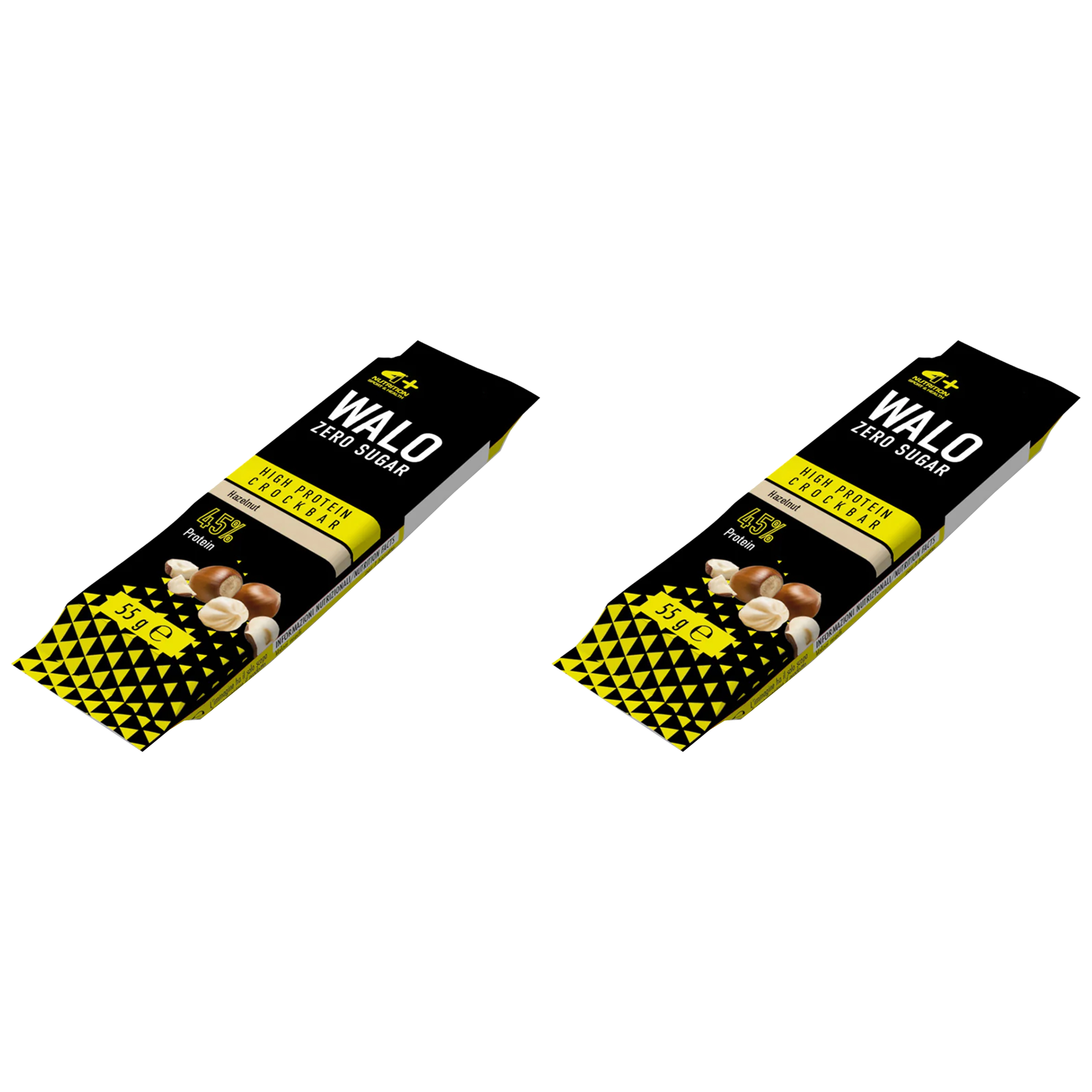 4+ NUTRITION Walo Zero Sugar High Protein CrockBar - 2x 55g