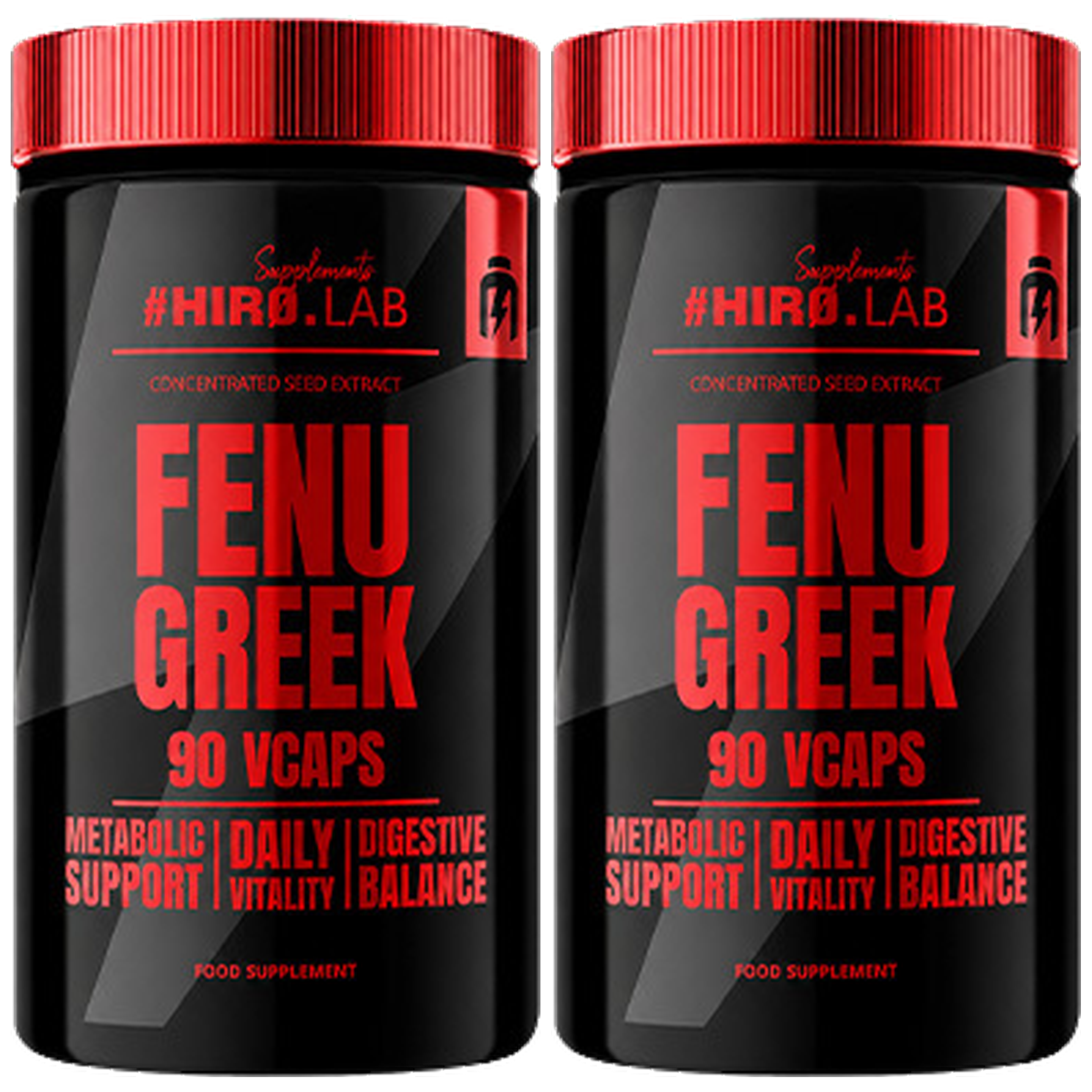 HIRO.LAB Fenugreek (Kozieradka) 400mg - 90vcaps x2