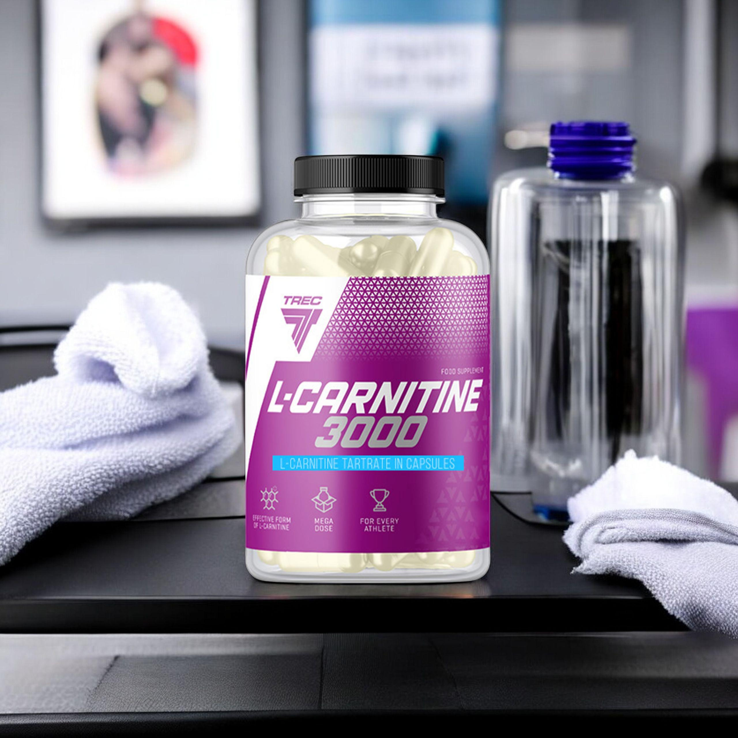 TREC L-Carnitine 3000 - 60caps. - 3x L-Karnityna