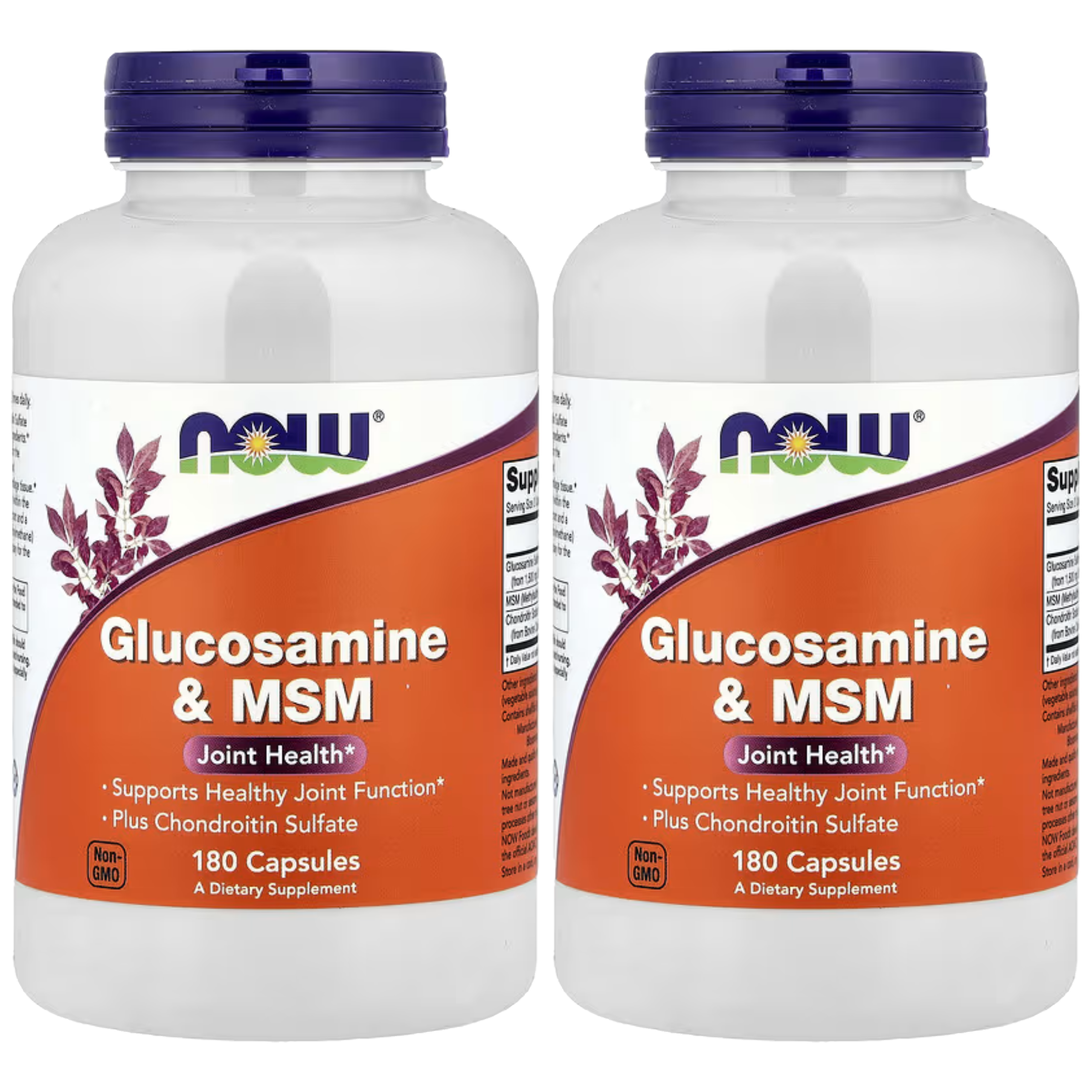 NOW Glucosamine & MSM - 2x 180caps