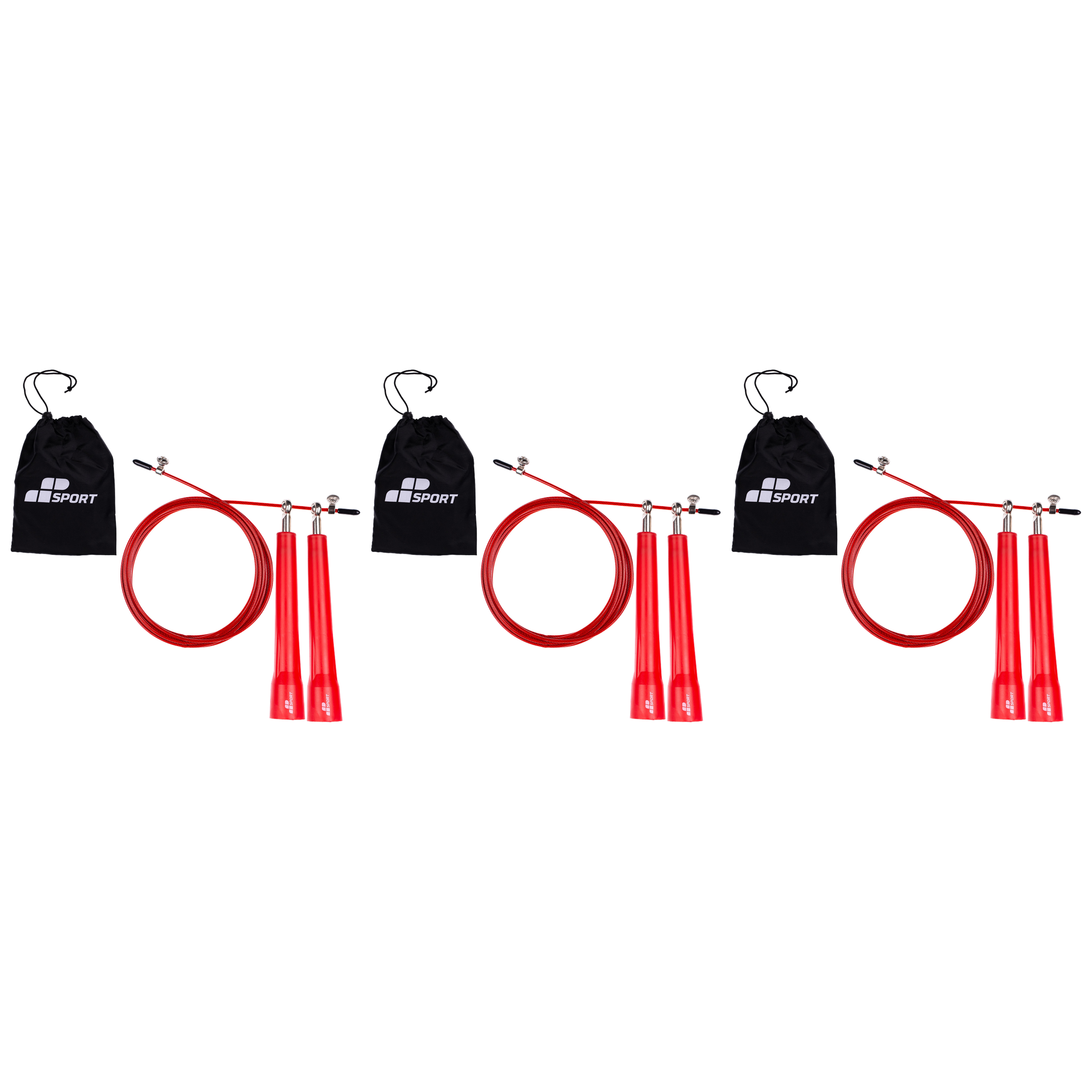 MP SPORT Jump Rope Plastic Handle - Skakanka z plastikowymi uchwytami - 3x 3m