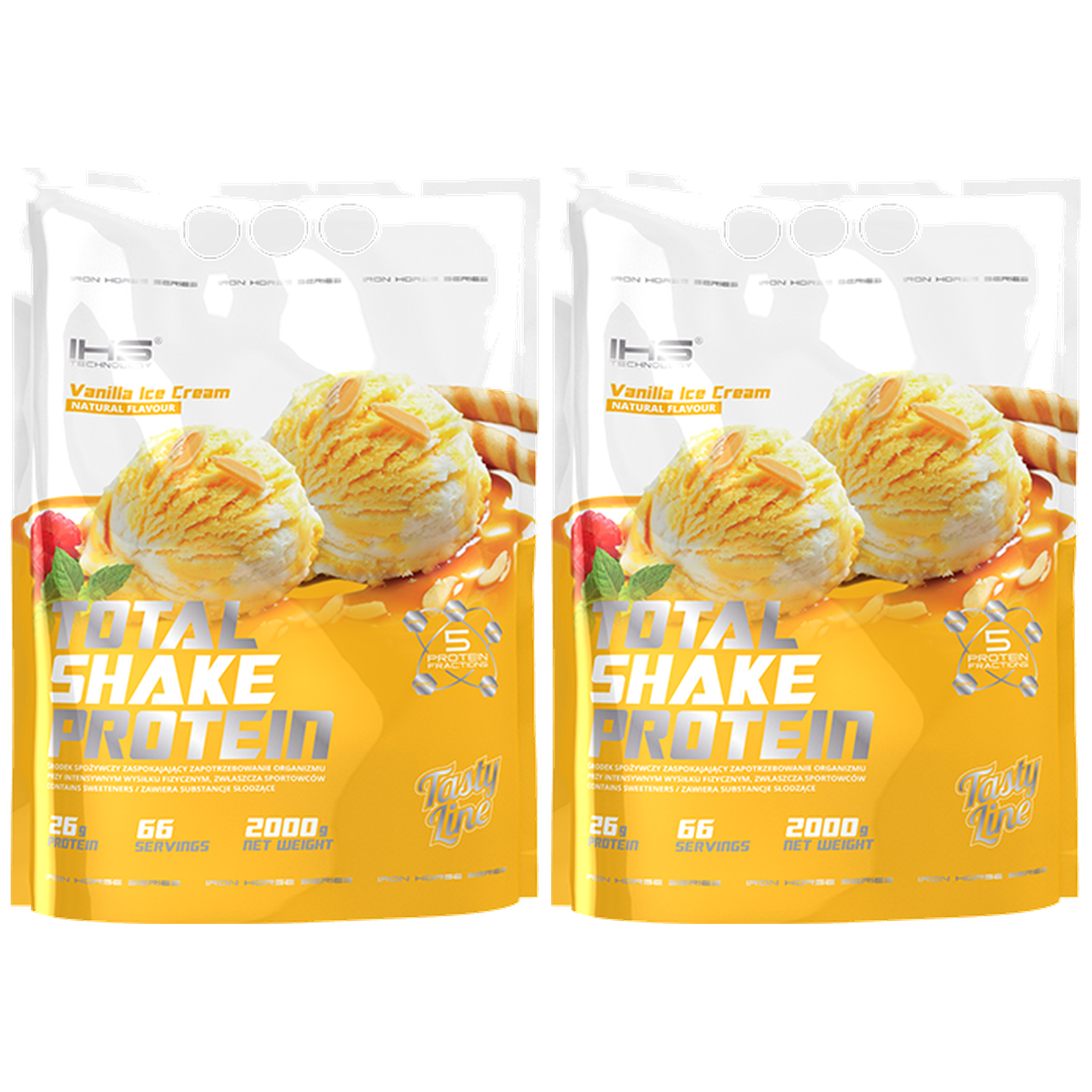 IRON HORSE Total Shake Protein 85 - 2x 2000g