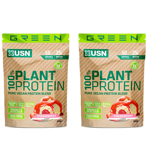 Ultimate Sports Nutrition USN 100% Plant Protein - 2x 900g