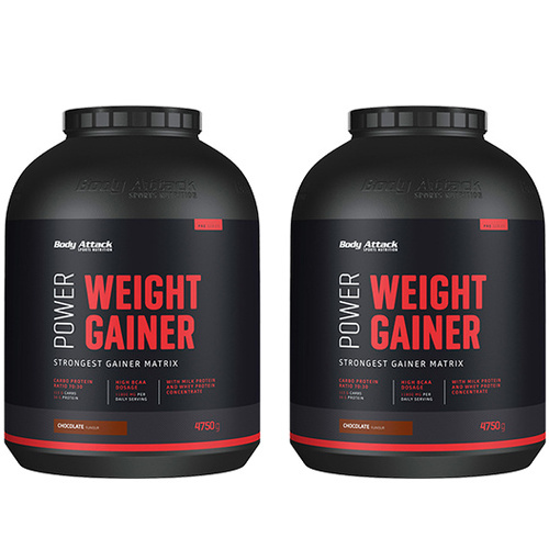 BODY ATTACK Power Weight Gainer - 2x 4750g