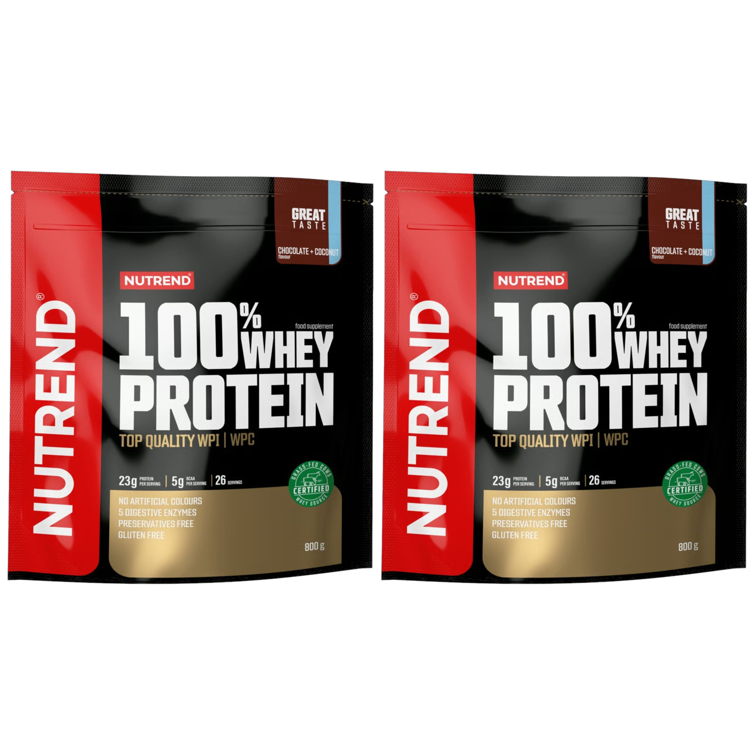 NUTREND - 100% Whey Protein - 2x 800g