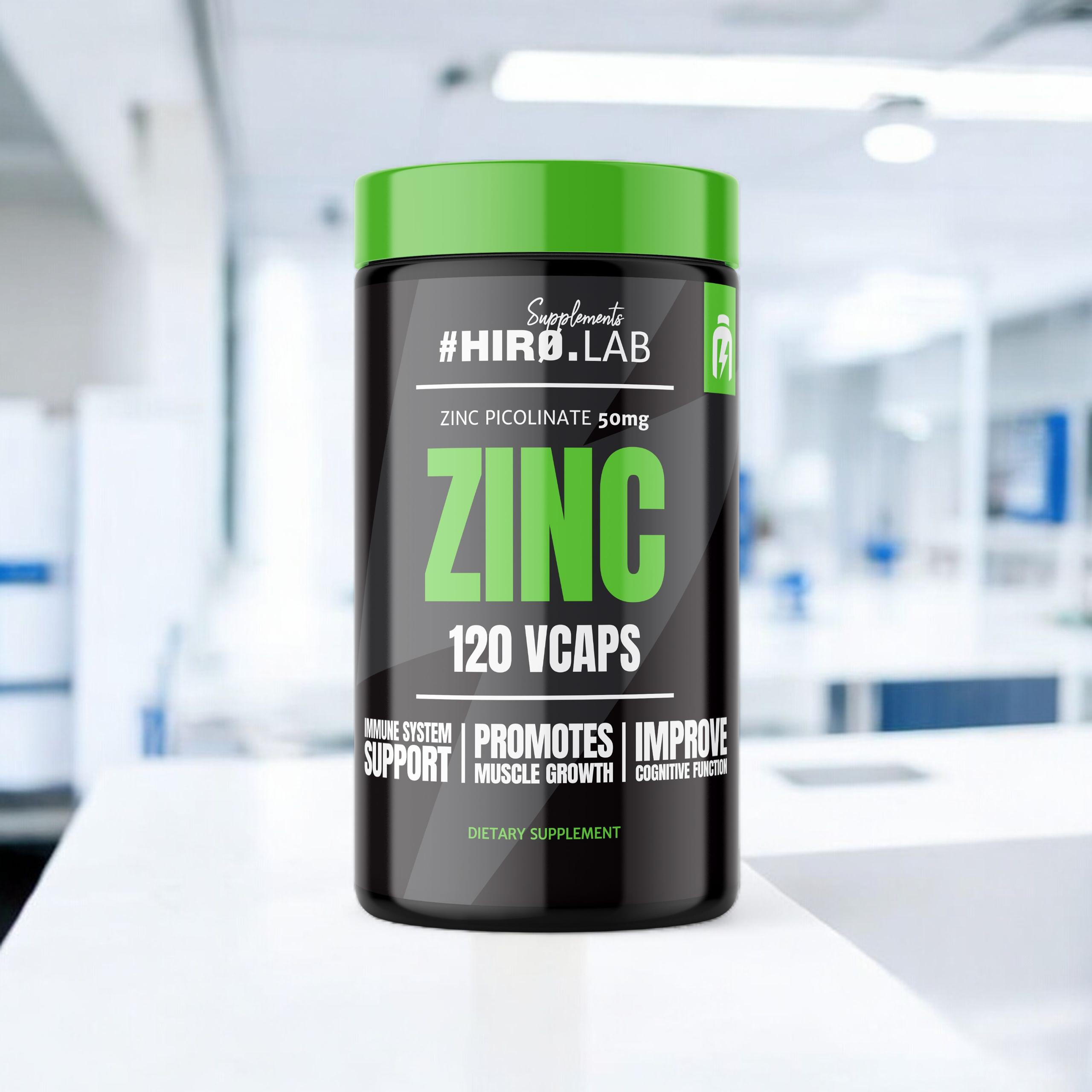 HIRO.LAB Zinc - 120 vcaps - Cynk