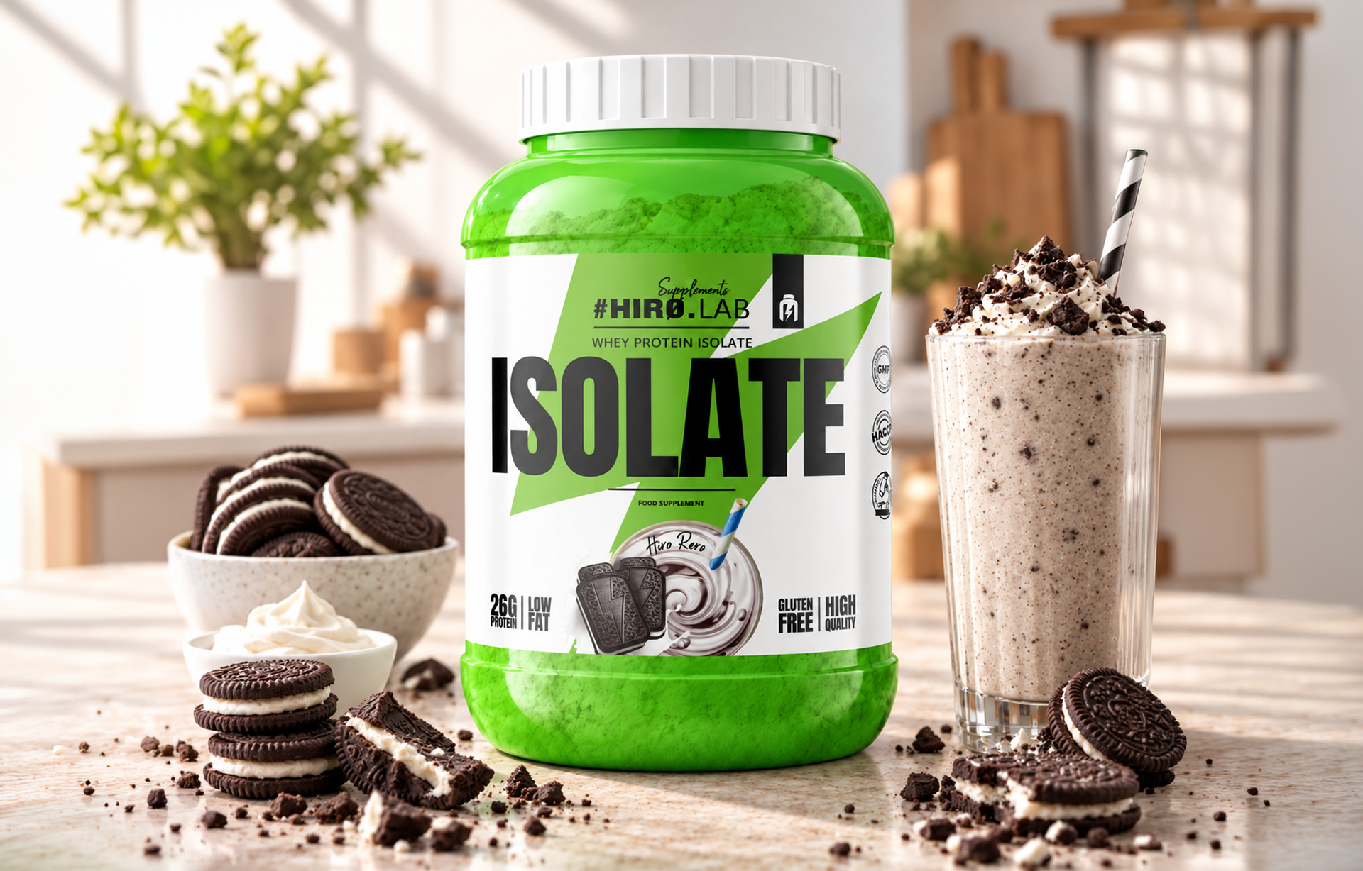 HIRO.LAB Whey Protein Isolate - 2x 1800g