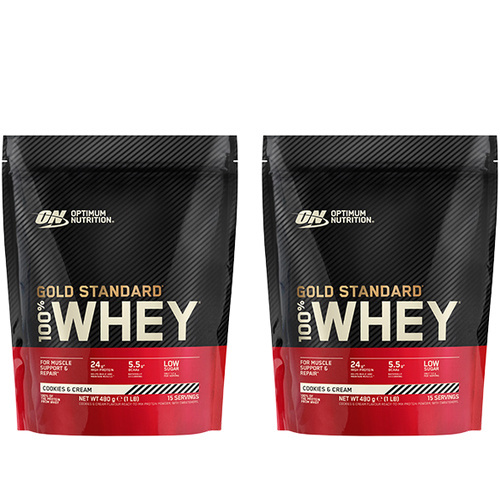 OPTIMUM NUTRITION Whey Gold Standard Bag - 2x 480g