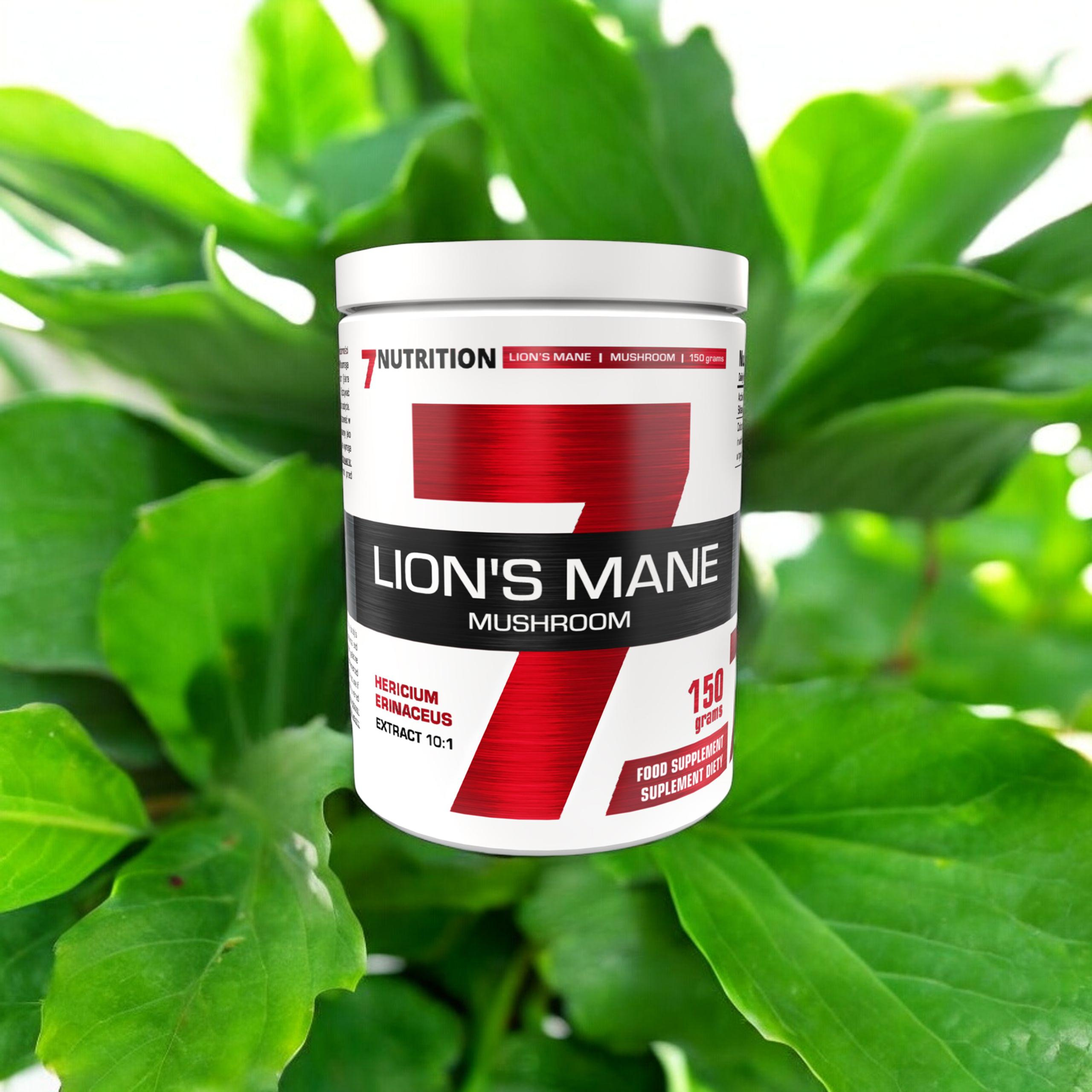 7 NUTRITION Mushroom Lion's Mane - 3x 150g - Soplówka jeżowata