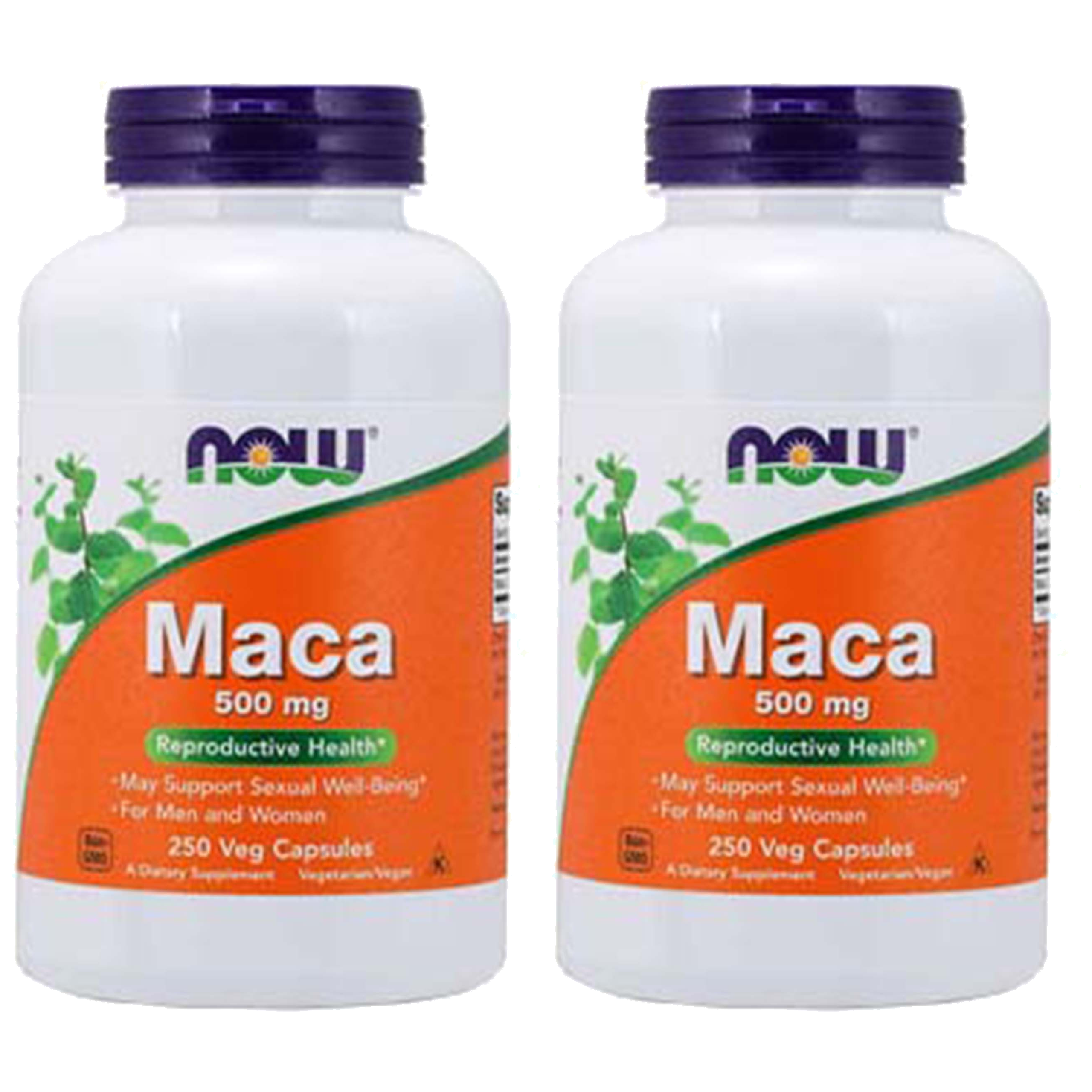 NOW Maca 500mg - 2x 250vcaps.