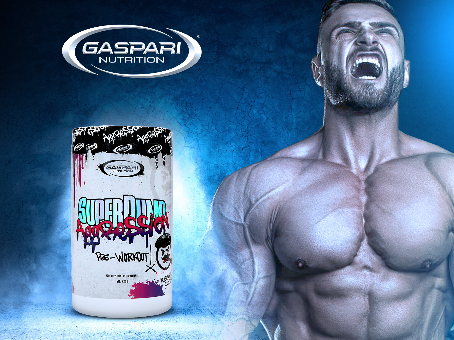 GASPARI NUTRITION Super Pump Aggression - 2x 420g