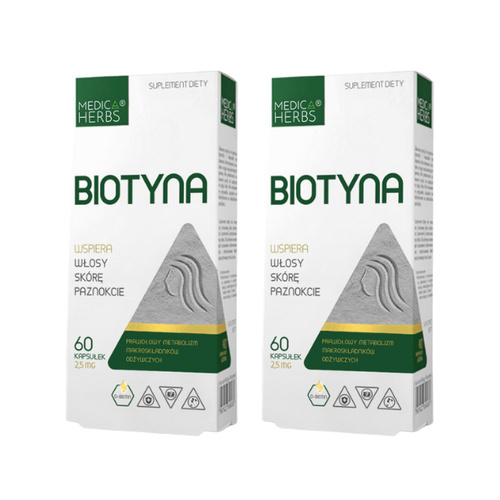 MEDICA HERBS - Biotyna 2,5mg - 2x 60caps.