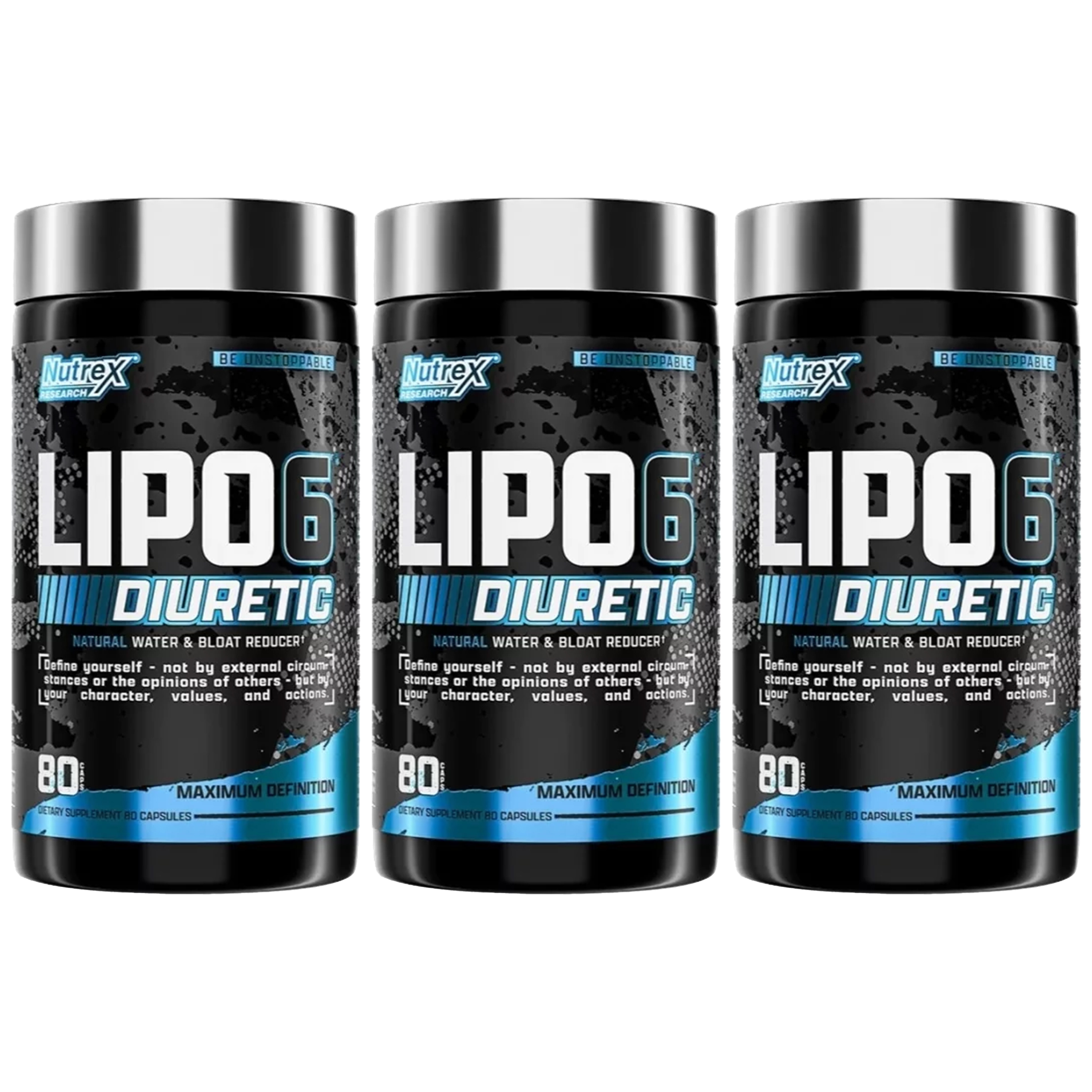 NUTREX Lipo 6 Diuretic - 3x 80caps.