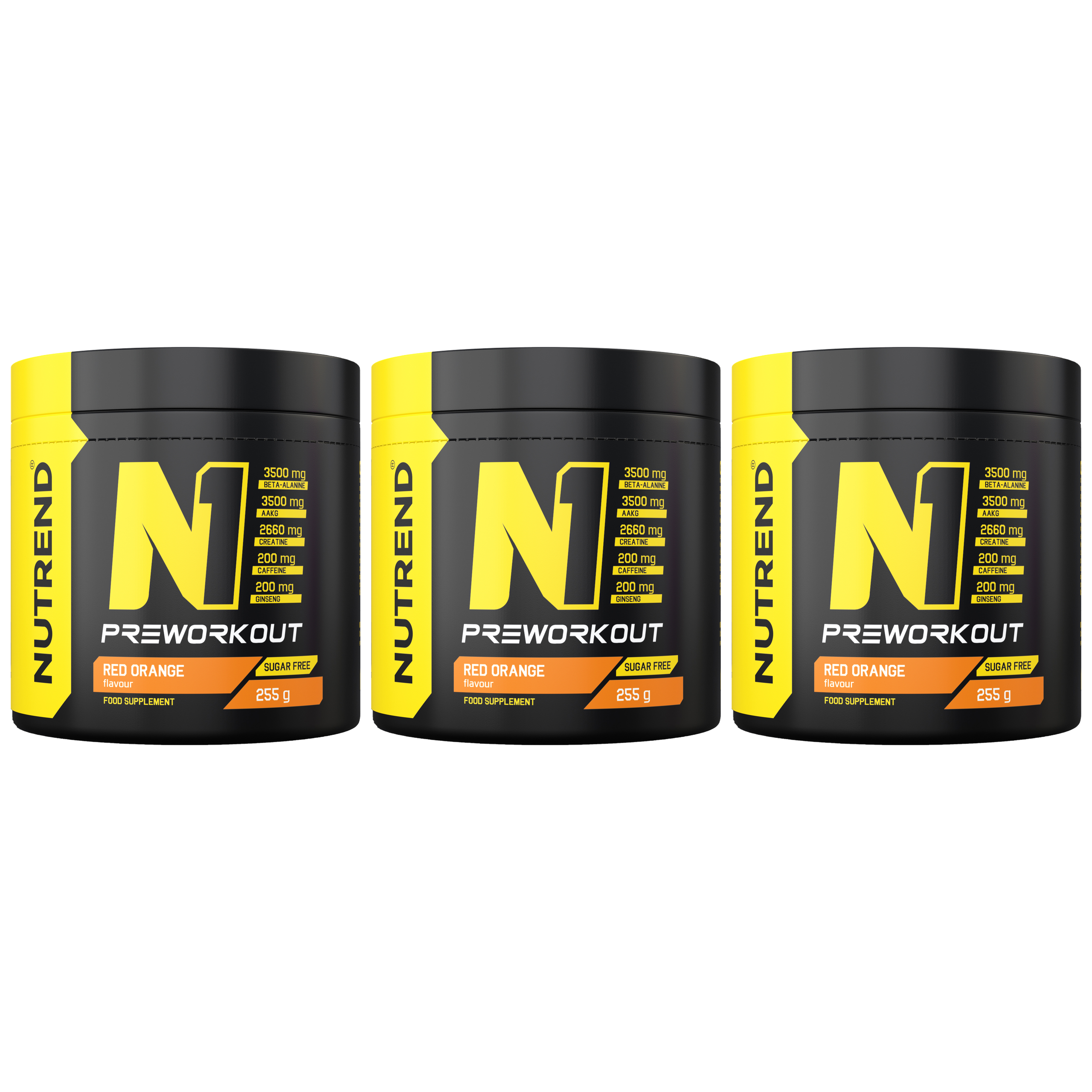 NUTREND N1 Pre Workout - 3x 255g