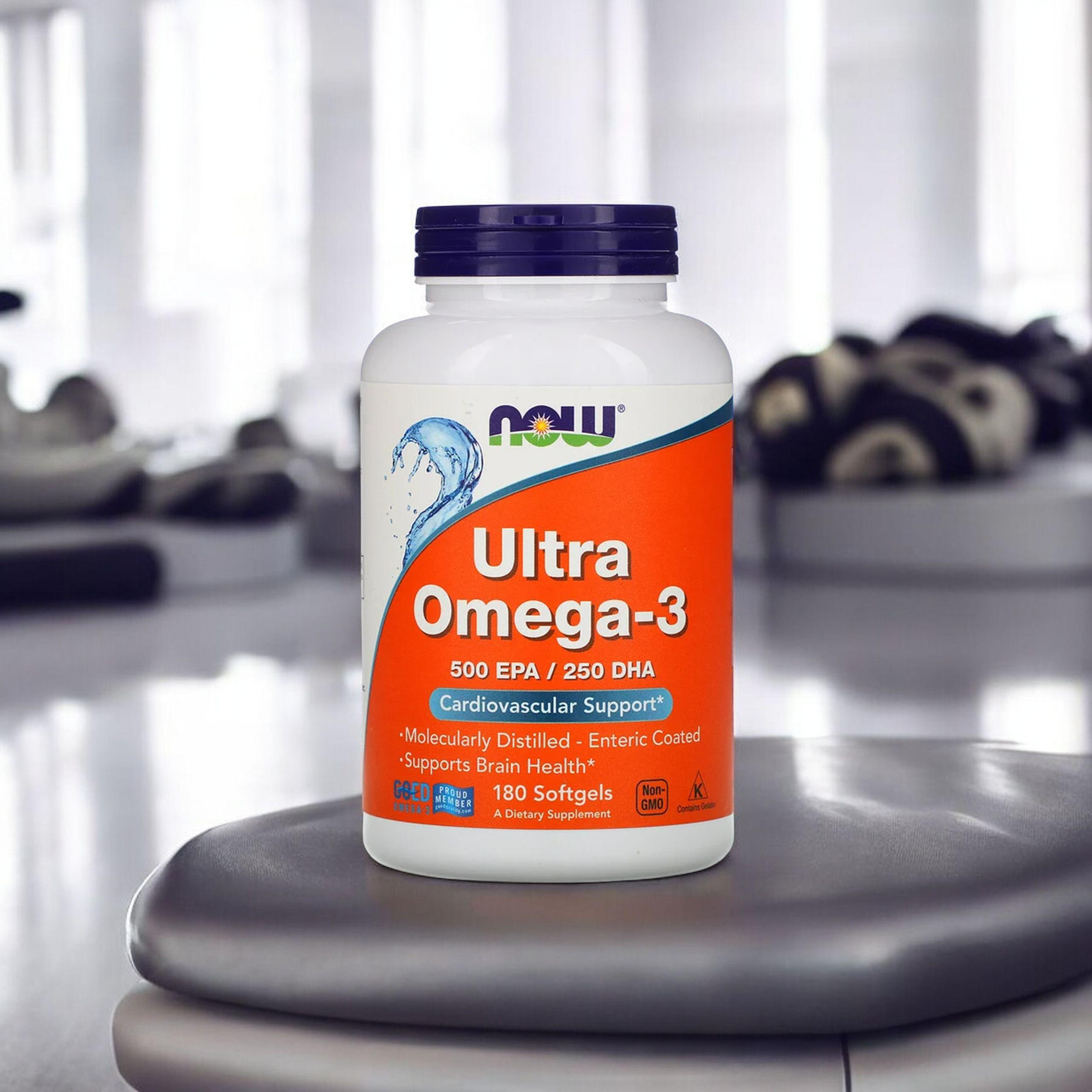 NOW Ultra Omega 3 - 500 EPA / 250 DHA - 2x 180softgels