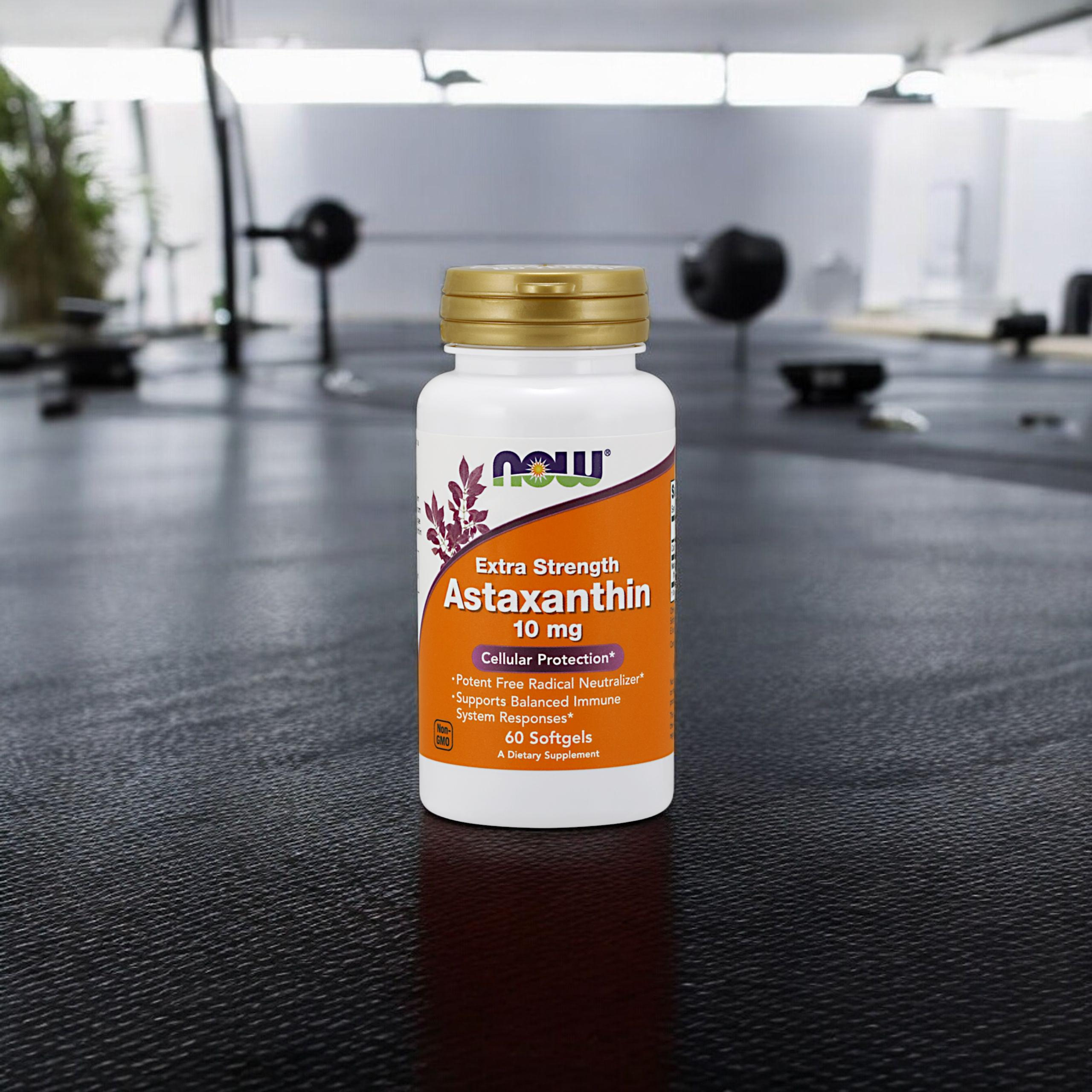 NOW Astaxanthin 10mg - 2x 60softgels (Extra Strength)