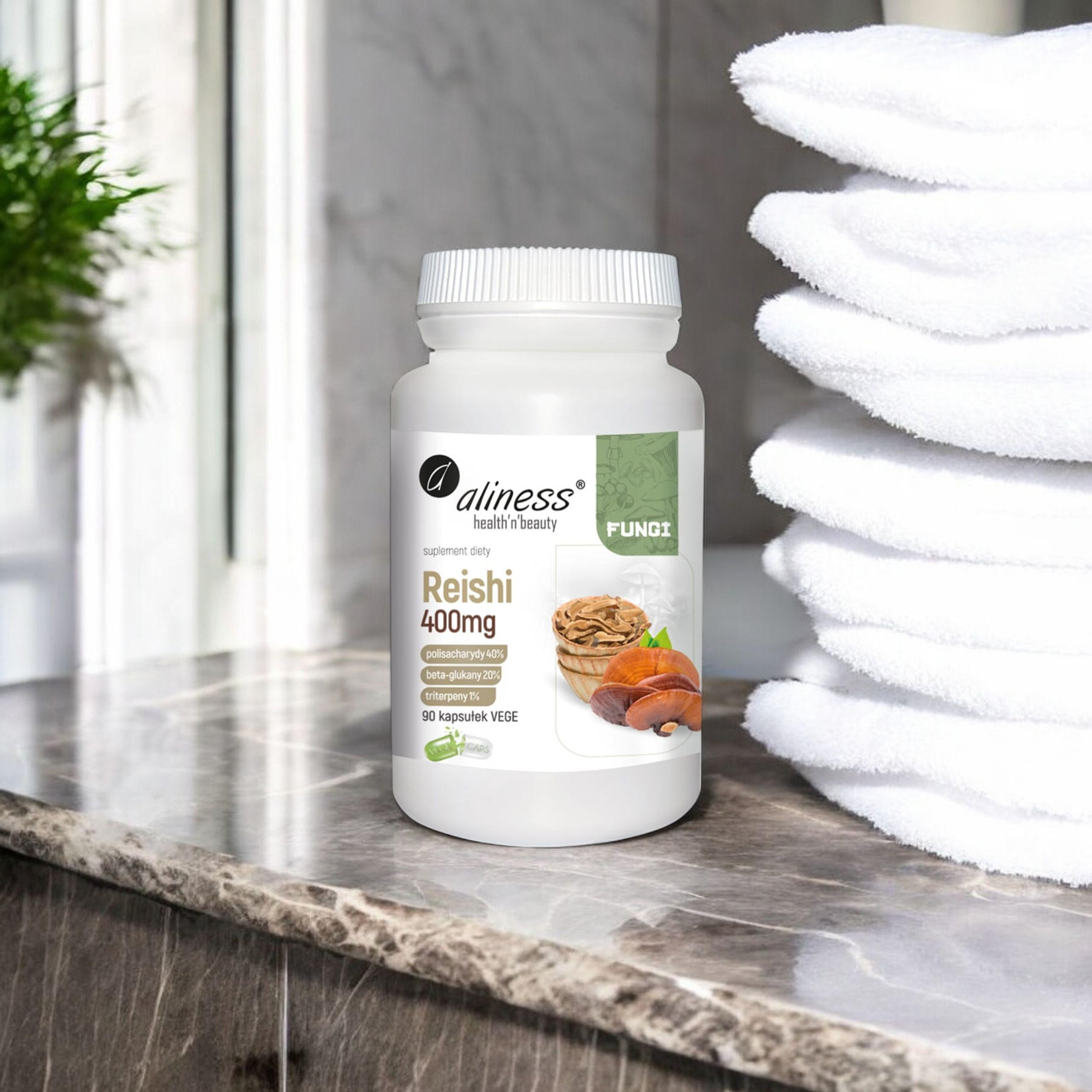 ALINESS - Reishi 400mg - 3x 90vcaps.