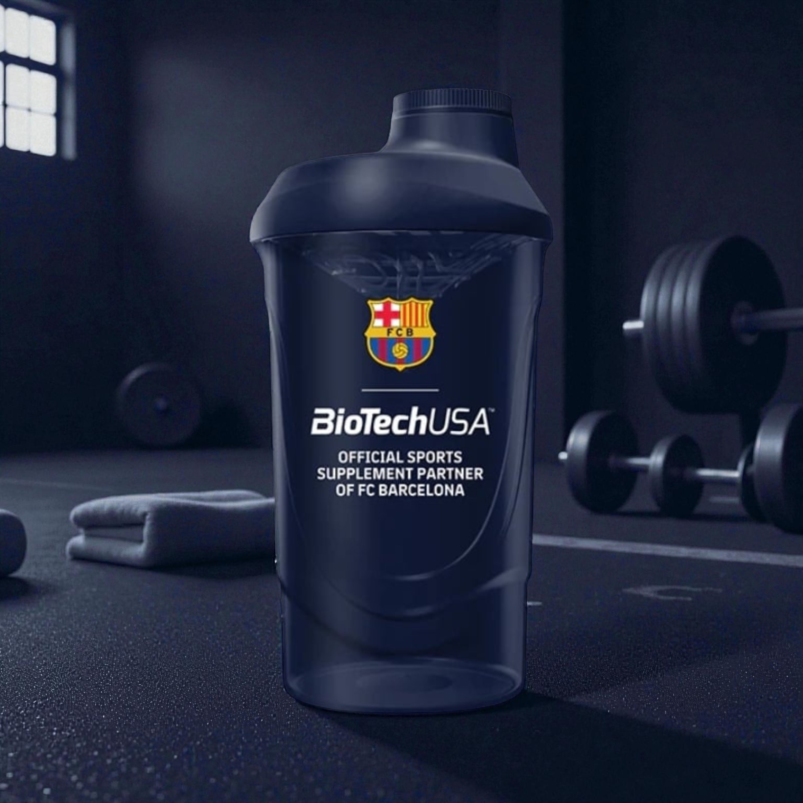 BIOTECH - Shaker Biotech FC Barcelona - 600ml - Blue