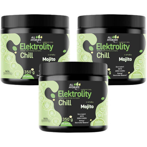 ALINESS - All Hydrate Elektolity Chill - 350g - Mojito x3