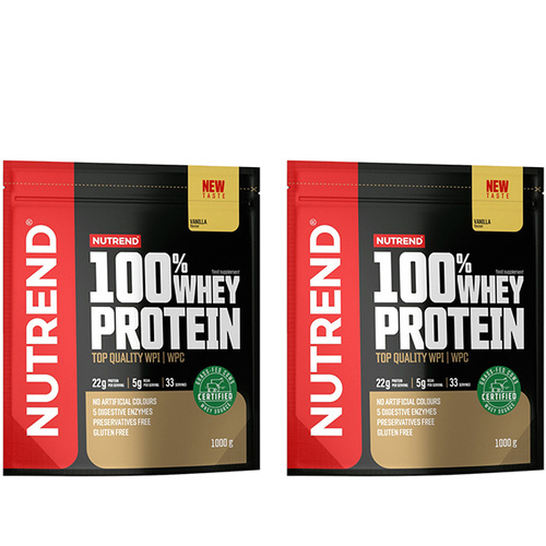 NUTREND 100% Whey Protein - 2x 1000g